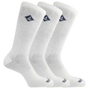 Sperry Men's Repreve Comfort Sneaker Crew Sock 3 Pair Pack- Heel and Toe Comfort Cushioning