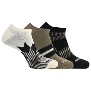 Sperry Men's Repreve Comfort Sneaker Crew Sock 3 Pair Pack Heel and Toe Comfort Cushioning