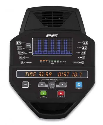 Spirit CE850 Commercial Adjustable Stride Elliptical Trainer