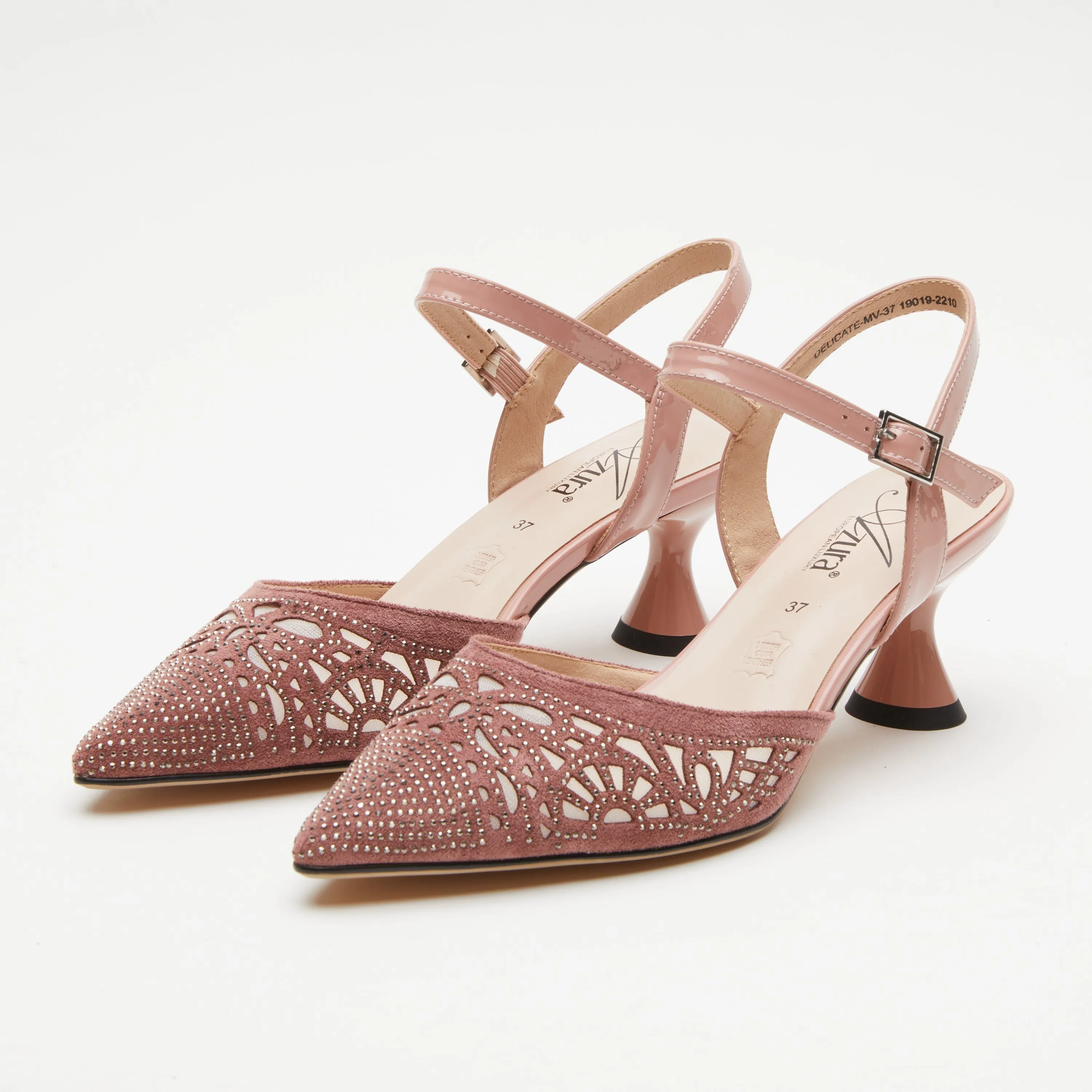 Spring Step Shoes  Azura Delicate Sandals Women’s Leather Rhinestone