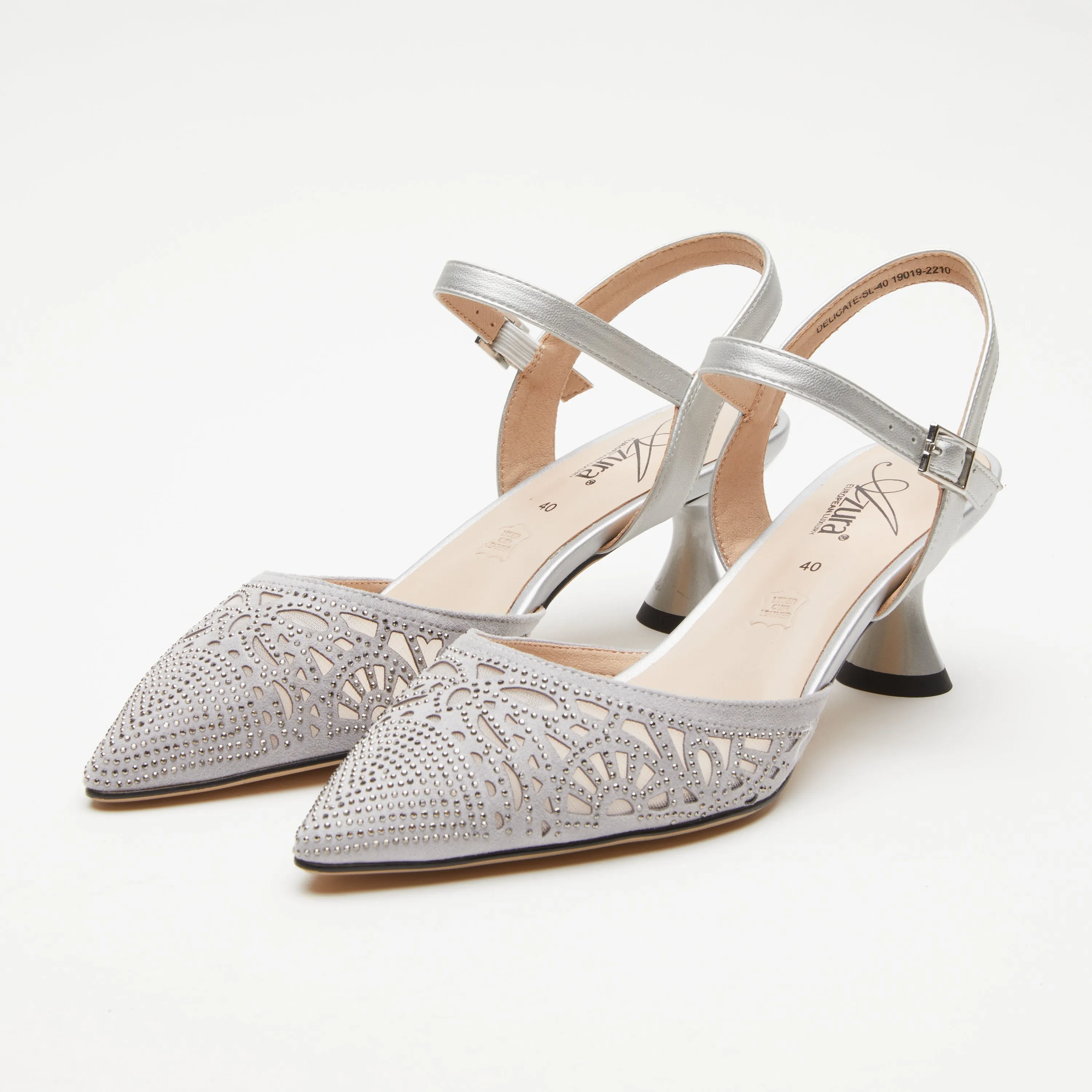 Spring Step Shoes  Azura Delicate Sandals Women’s Leather Rhinestone