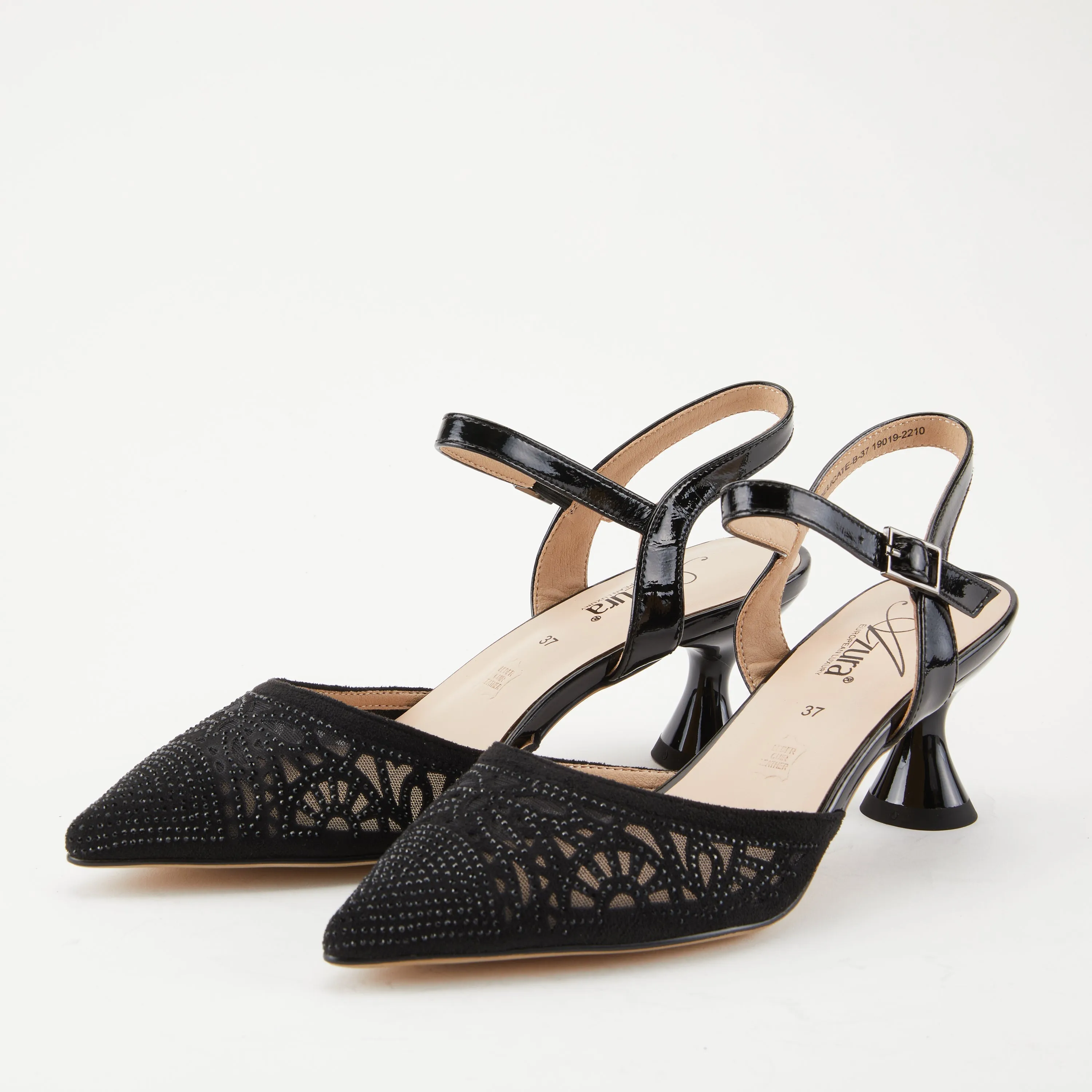 Spring Step Shoes  Azura Delicate Sandals Women’s Leather Rhinestone