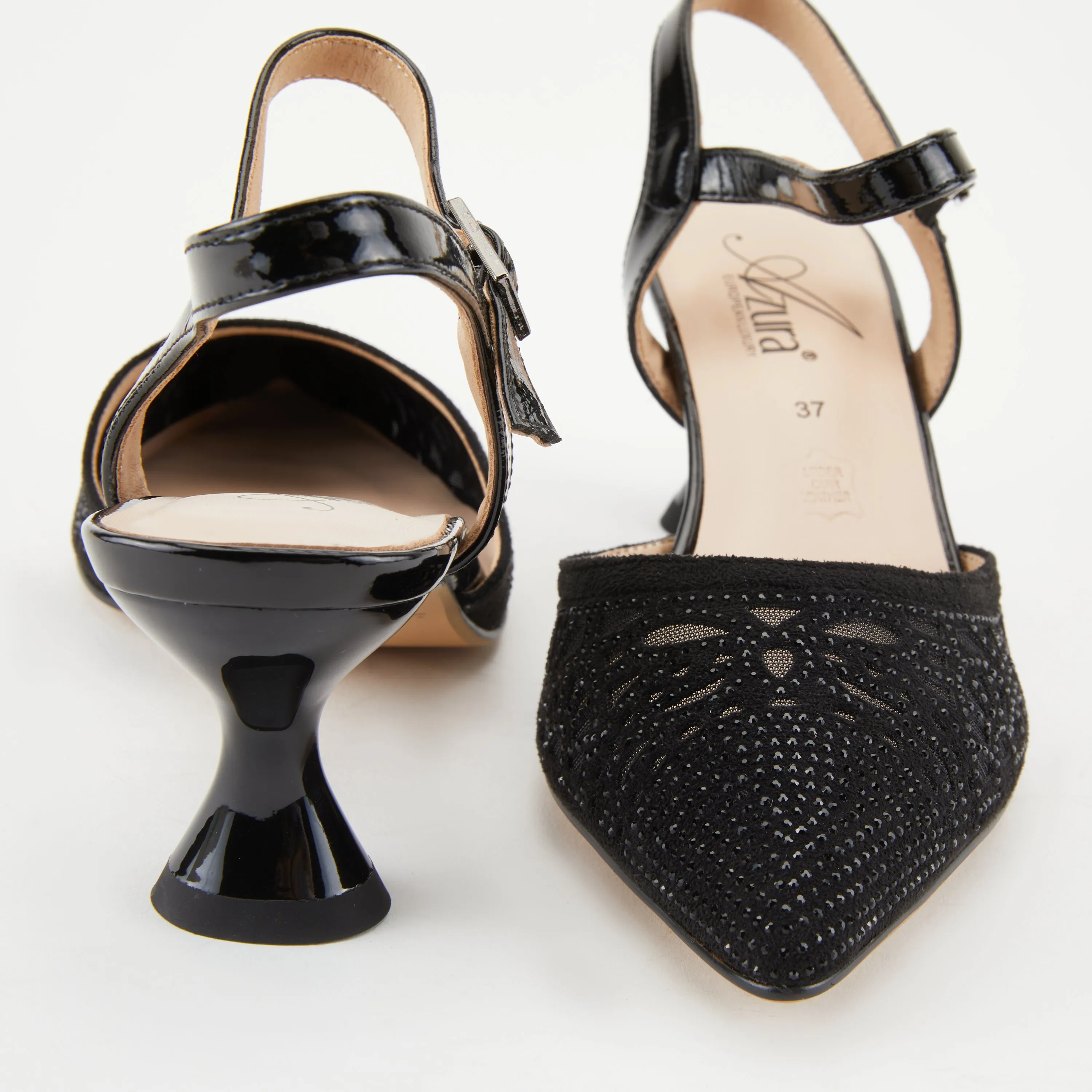 Spring Step Shoes  Azura Delicate Sandals Women’s Leather Rhinestone
