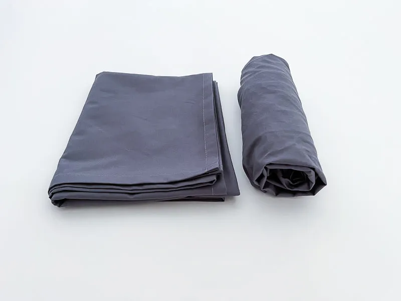 Steel Gray Crib Sheets