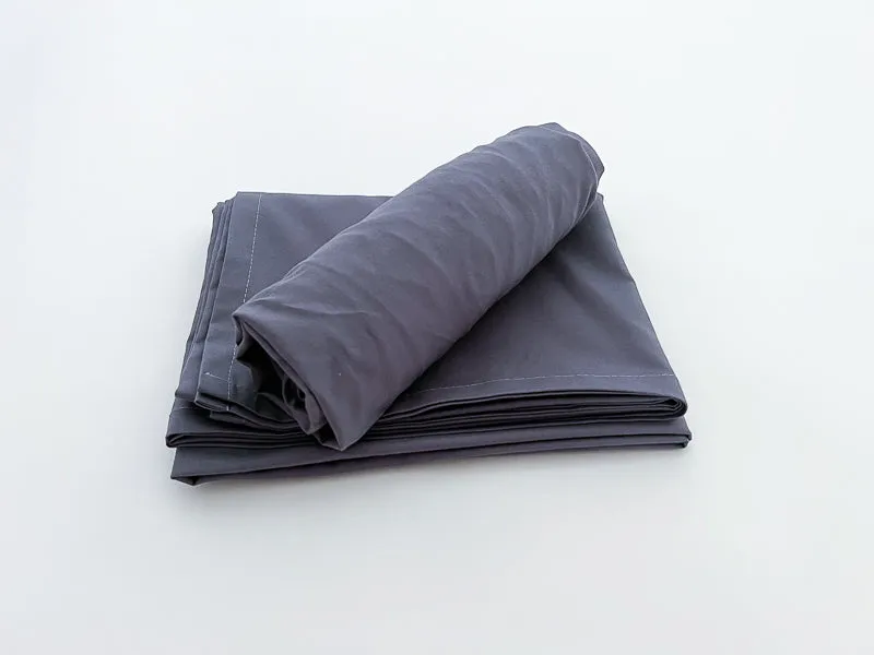 Steel Gray Crib Sheets