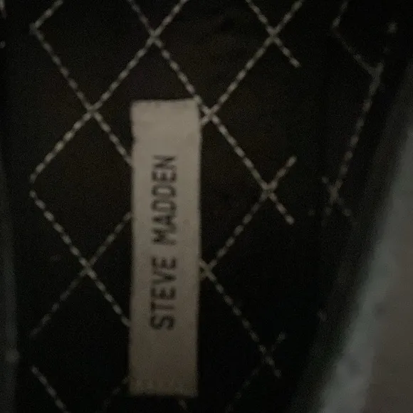 Steve Madden Chamberz Mustache Gray Slip On Upper Flannel Men’s Loafer Size 13