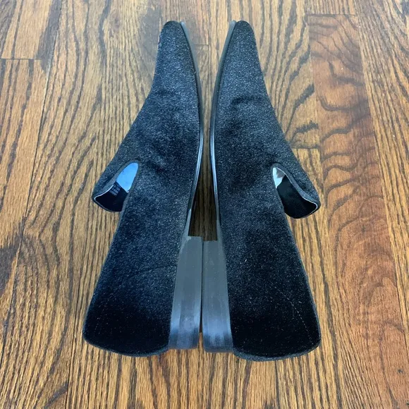 Steve Madden Men’s Laight Loafer Shoe Black Velvet Size 8