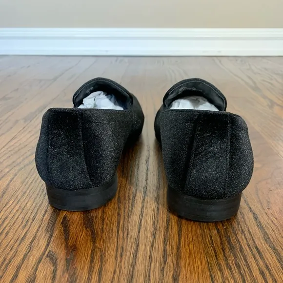 Steve Madden Men’s Laight Loafer Shoe Black Velvet Size 8
