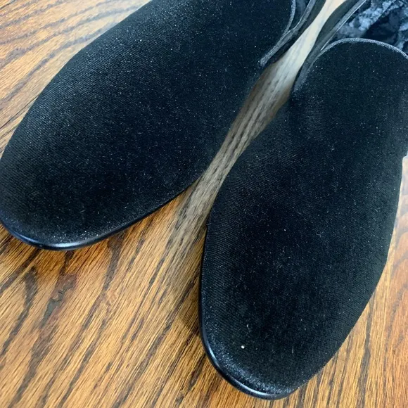 Steve Madden Men’s Laight Loafer Shoe Black Velvet Size 8