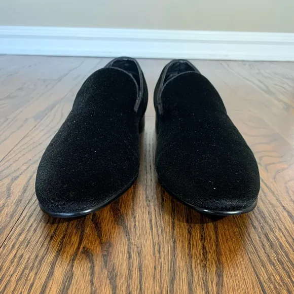 Steve Madden Men’s Laight Loafer Shoe Black Velvet Size 8
