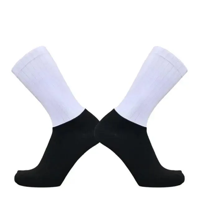 Stylish Summer  Breathable Cycling Socks For Men Anti Slip Seamless Sports Cycling Socks For Men Modern Design Running Sports Socks