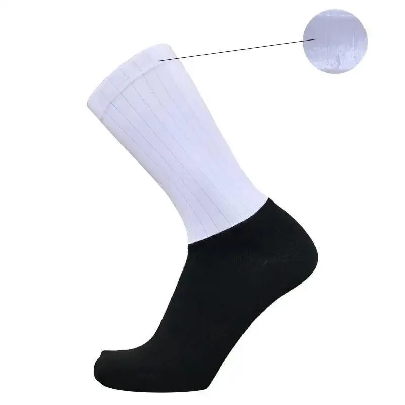 Stylish Summer  Breathable Cycling Socks For Men Anti Slip Seamless Sports Cycling Socks For Men Modern Design Running Sports Socks
