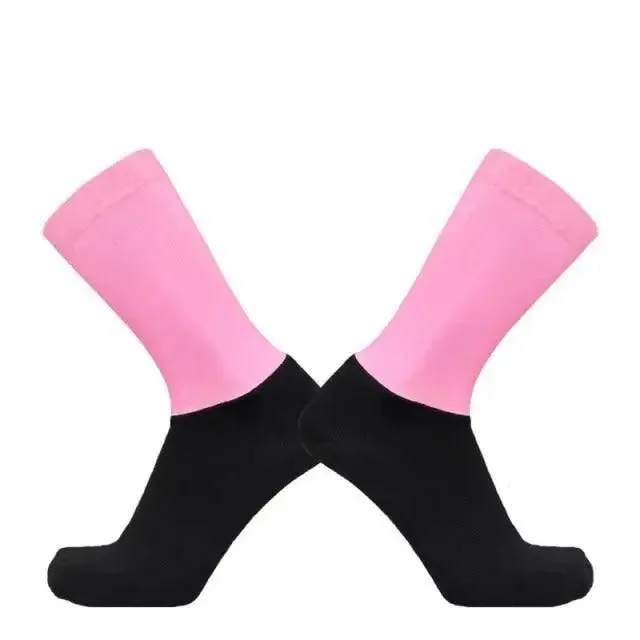 Stylish Summer  Breathable Cycling Socks For Men Anti Slip Seamless Sports Cycling Socks For Men Modern Design Running Sports Socks