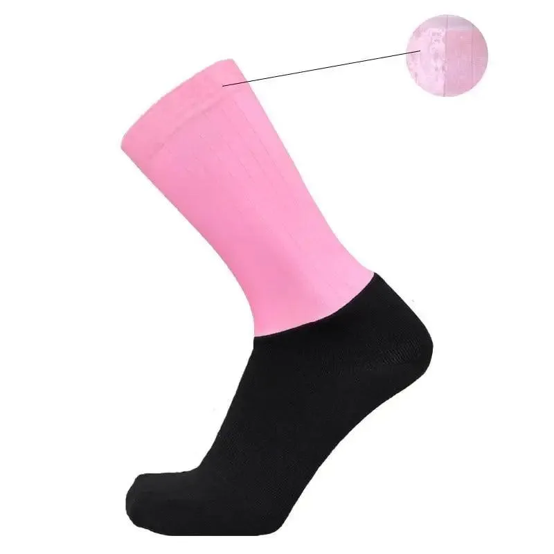 Stylish Summer  Breathable Cycling Socks For Men Anti Slip Seamless Sports Cycling Socks For Men Modern Design Running Sports Socks