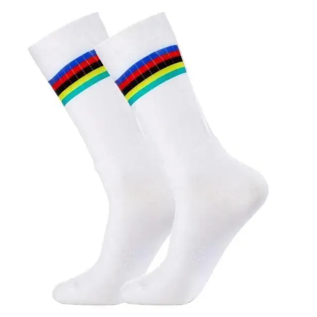 Stylish Summer  Breathable Cycling Socks For Men Anti Slip Seamless Sports Cycling Socks For Men Modern Design Running Sports Socks