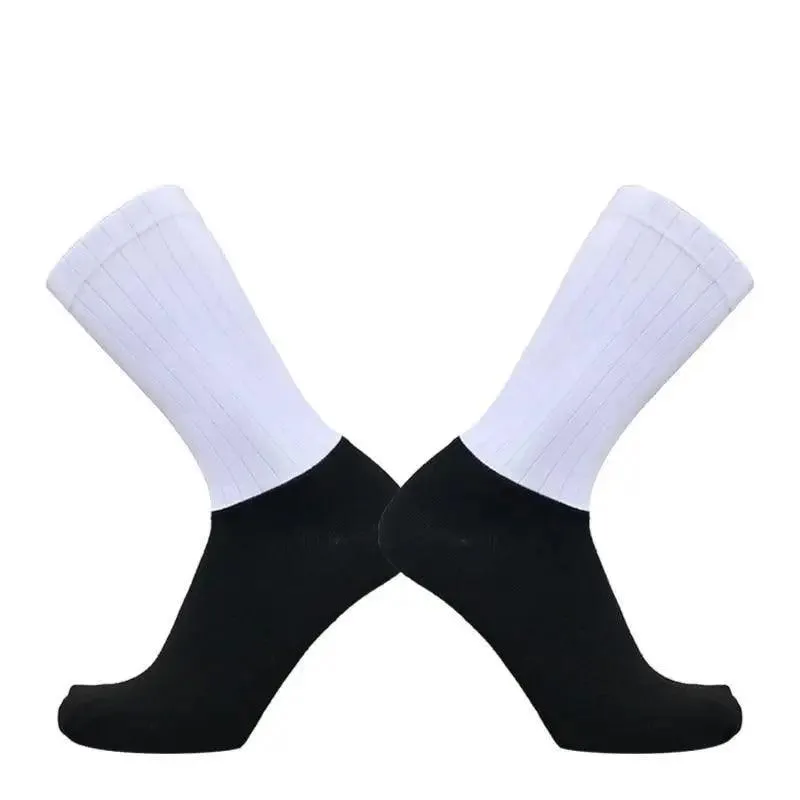 Stylish Summer  Breathable Cycling Socks For Men Anti Slip Seamless Sports Cycling Socks For Men Modern Design Running Sports Socks