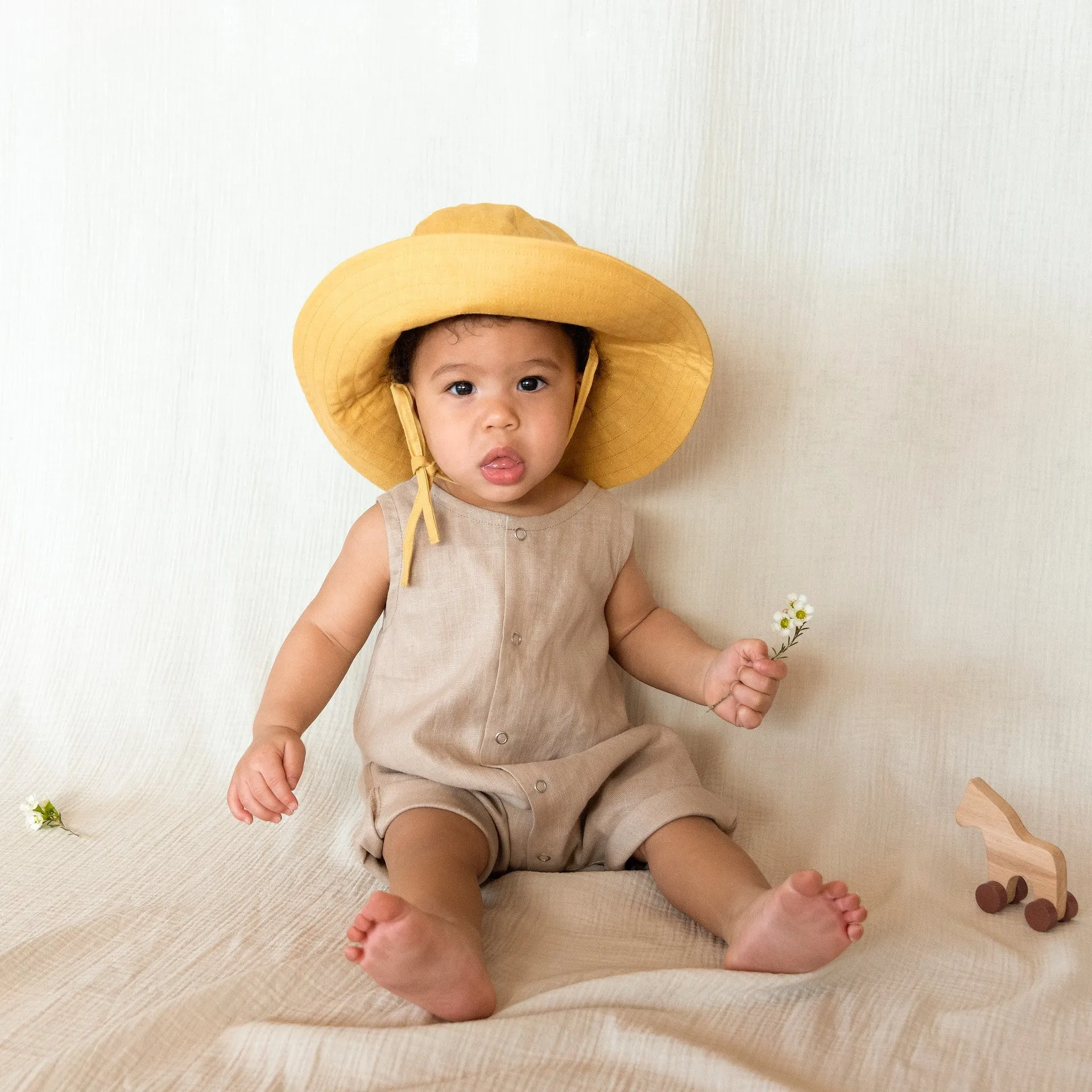 Sun Hat - Peach Beige