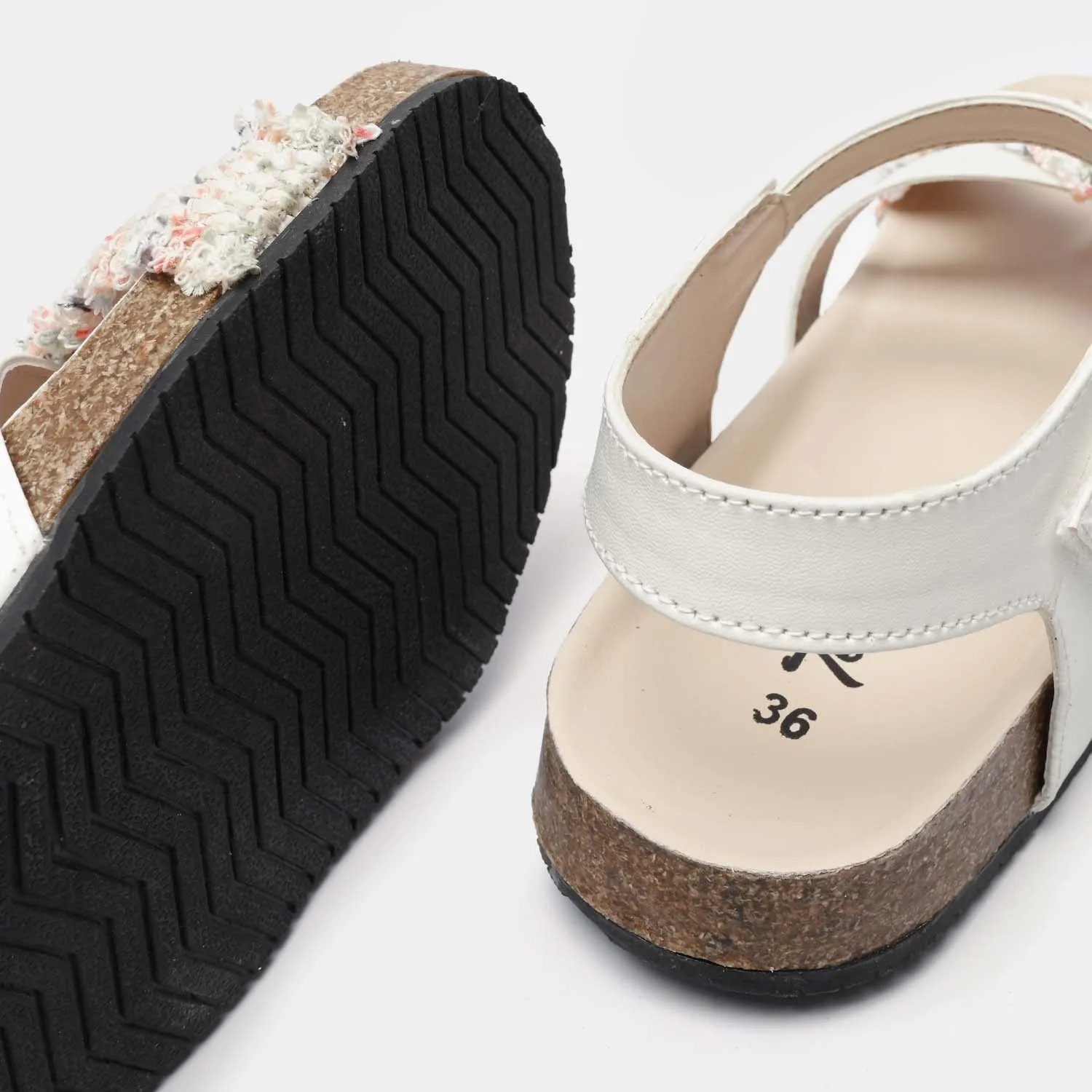 Teen Girls Sandal 80-31-White