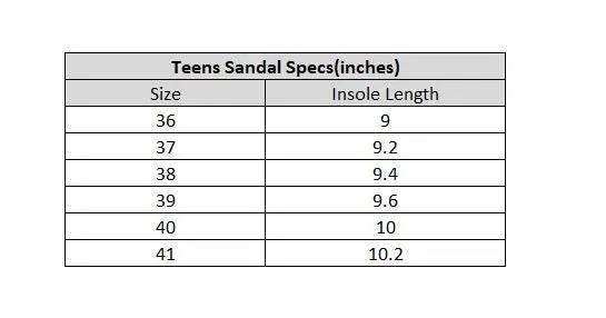 Teen Girls Sandal 80-31-White