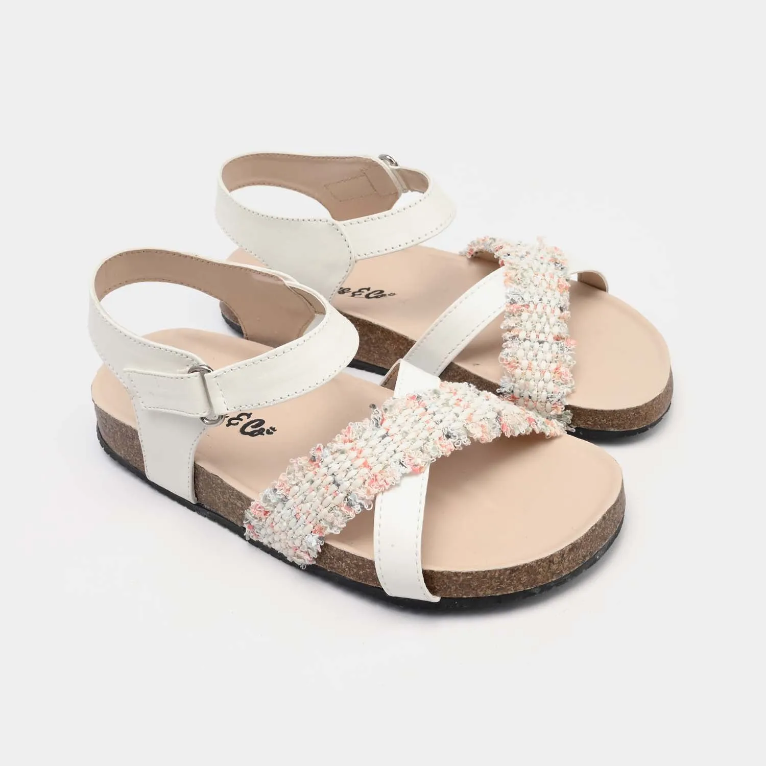 Teen Girls Sandal 80-31-White