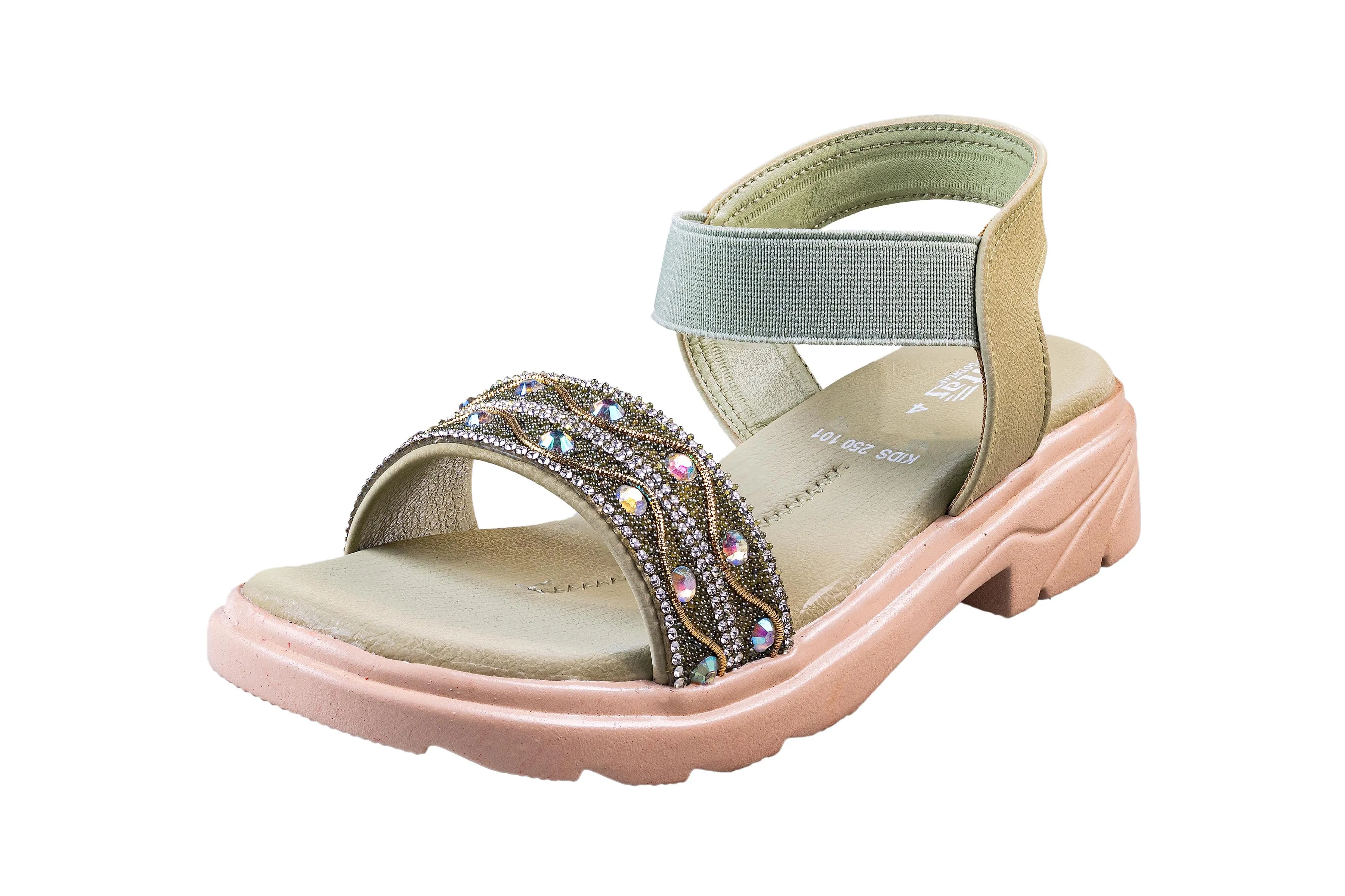 Titas Girls Green Sandal (Kids 250101)