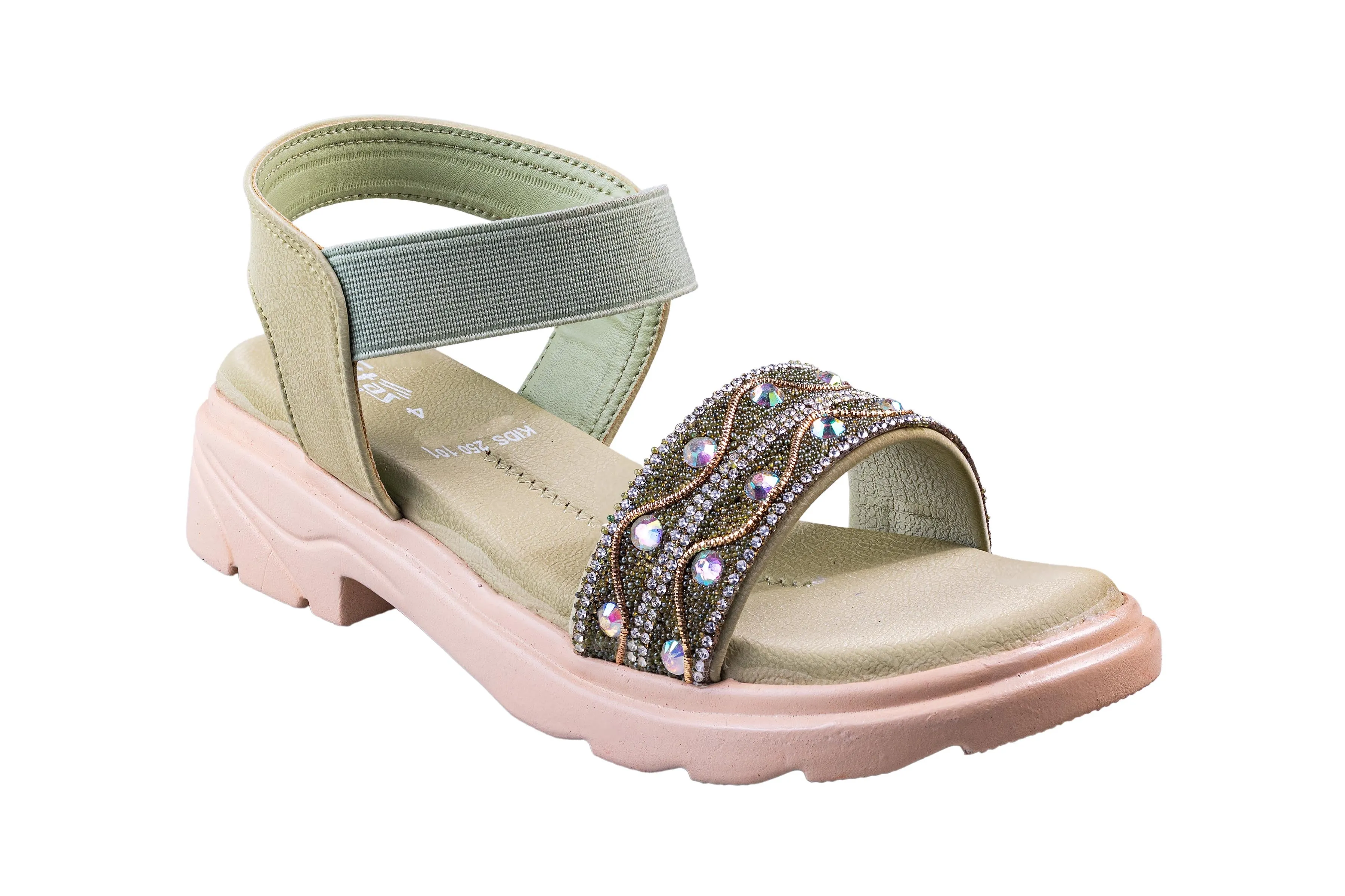 Titas Girls Green Sandal (Kids 250101)