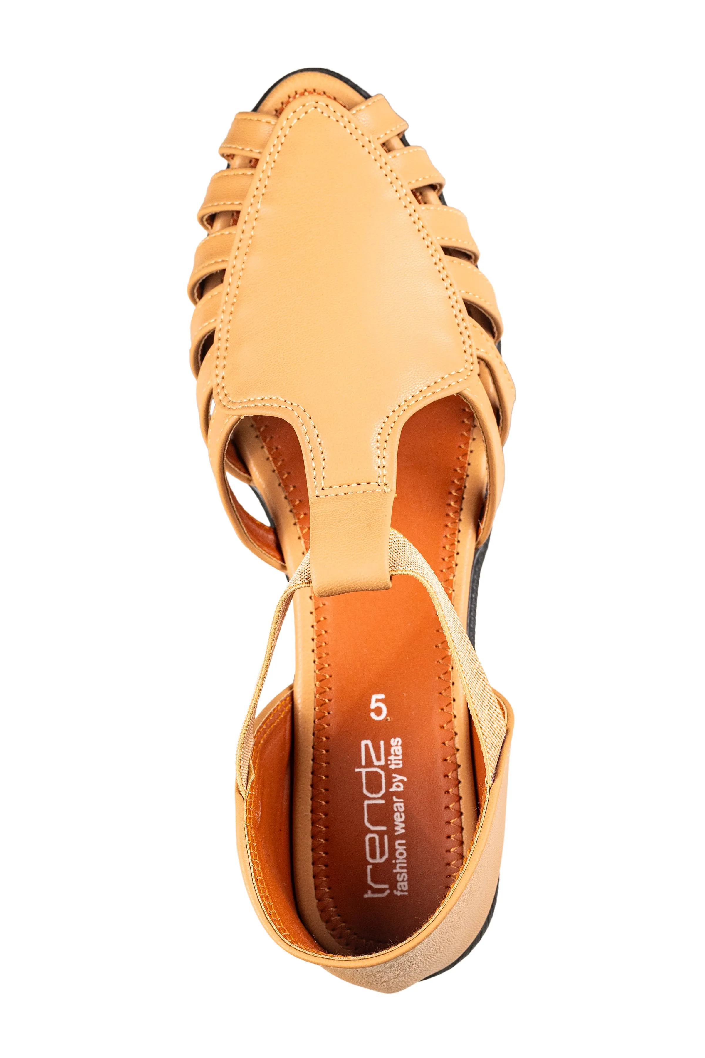 Titas Ladies Beige Sandal (Trnz S 241209)