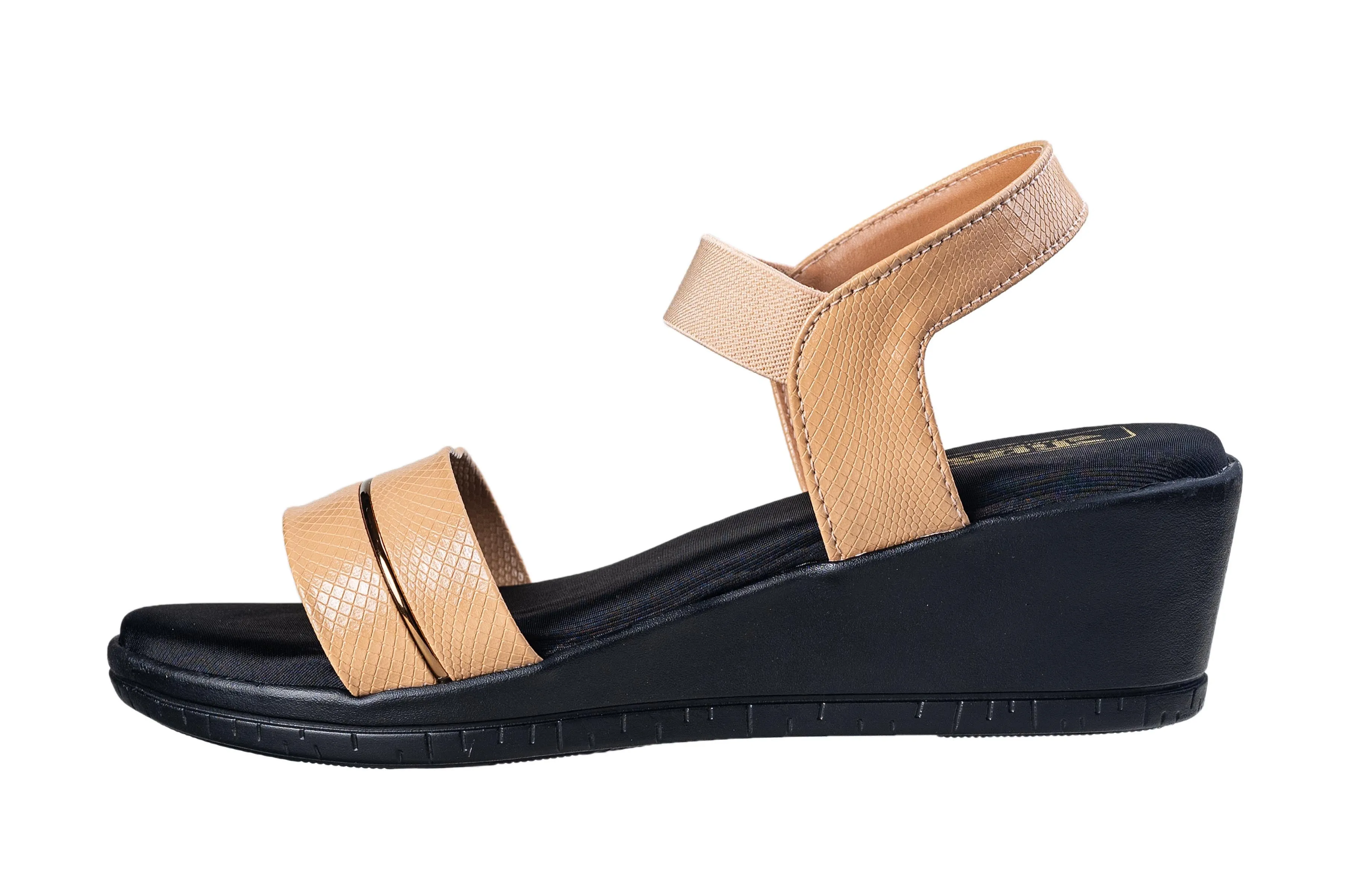 Titas Ladies Beige Sandal