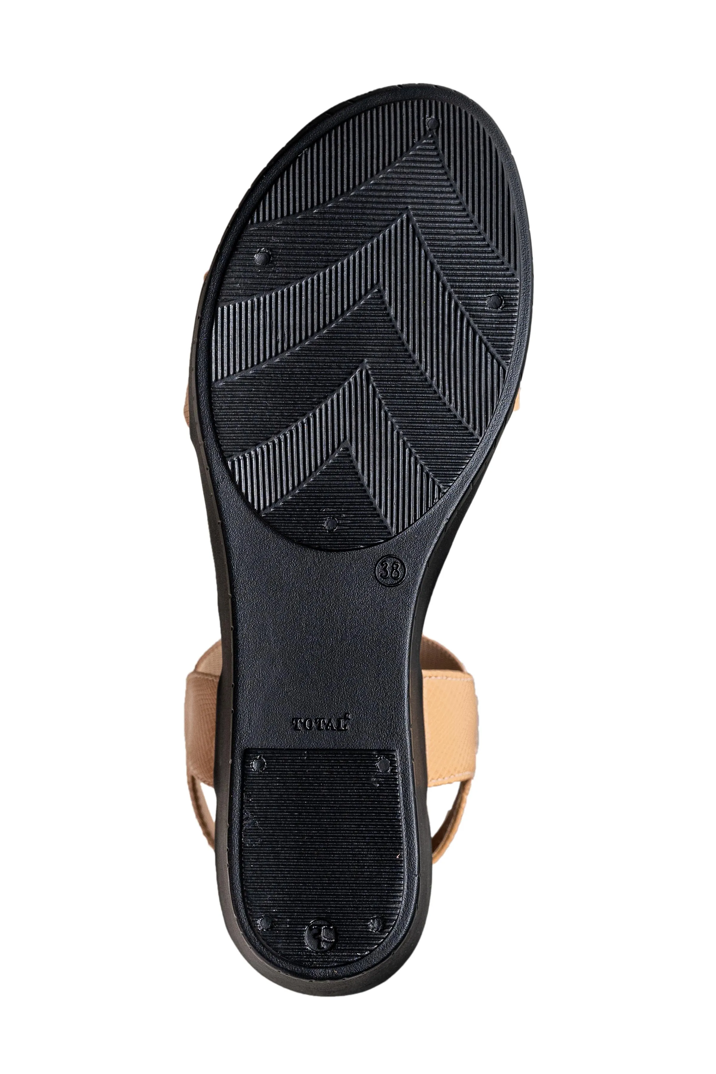 Titas Ladies Beige Sandal