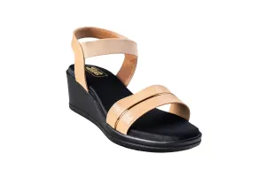 Titas Ladies Beige Sandal