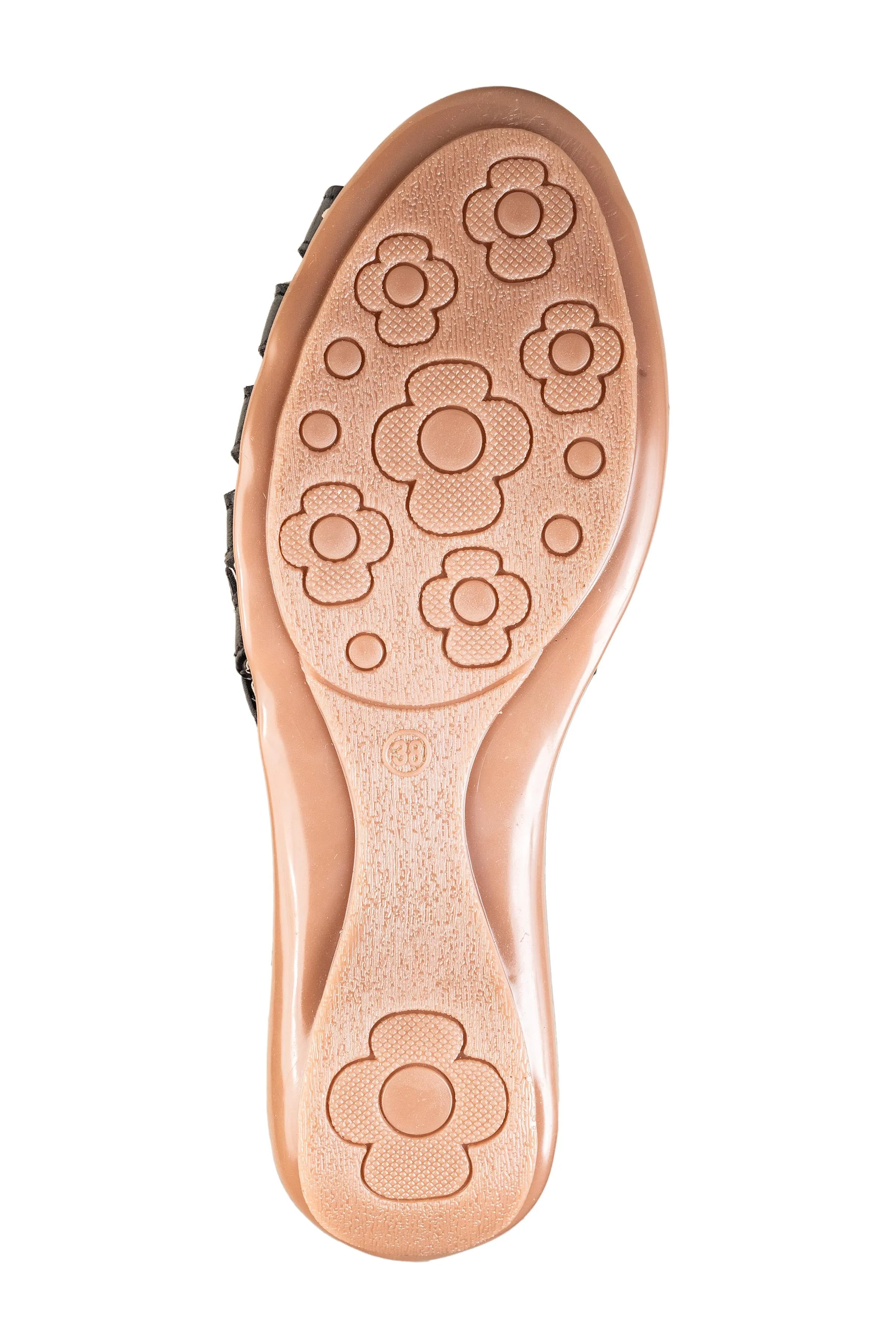 Titas Ladies Black Sandal (Trnz S 241212)
