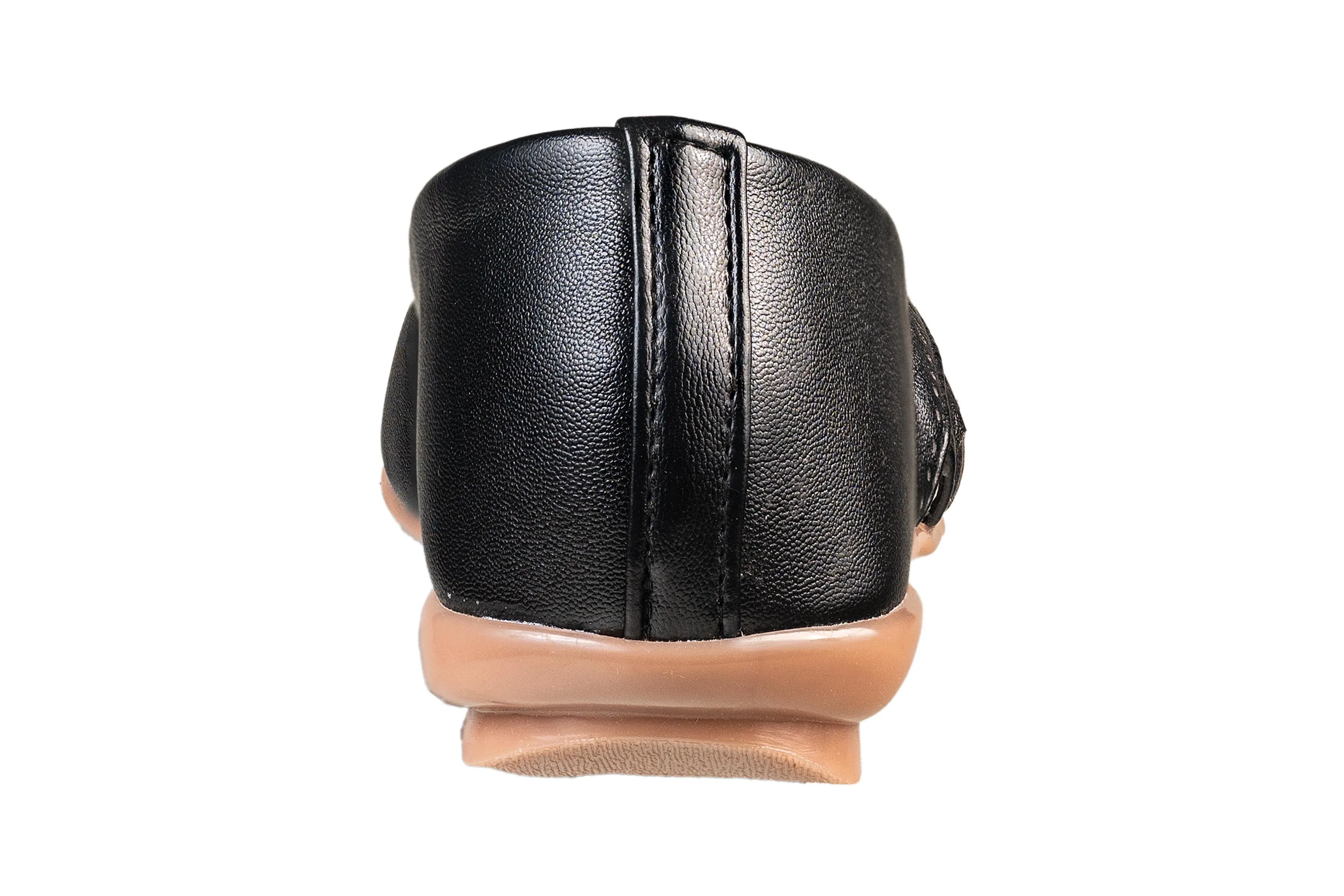 Titas Ladies Black Sandal (Trnz S 241212)