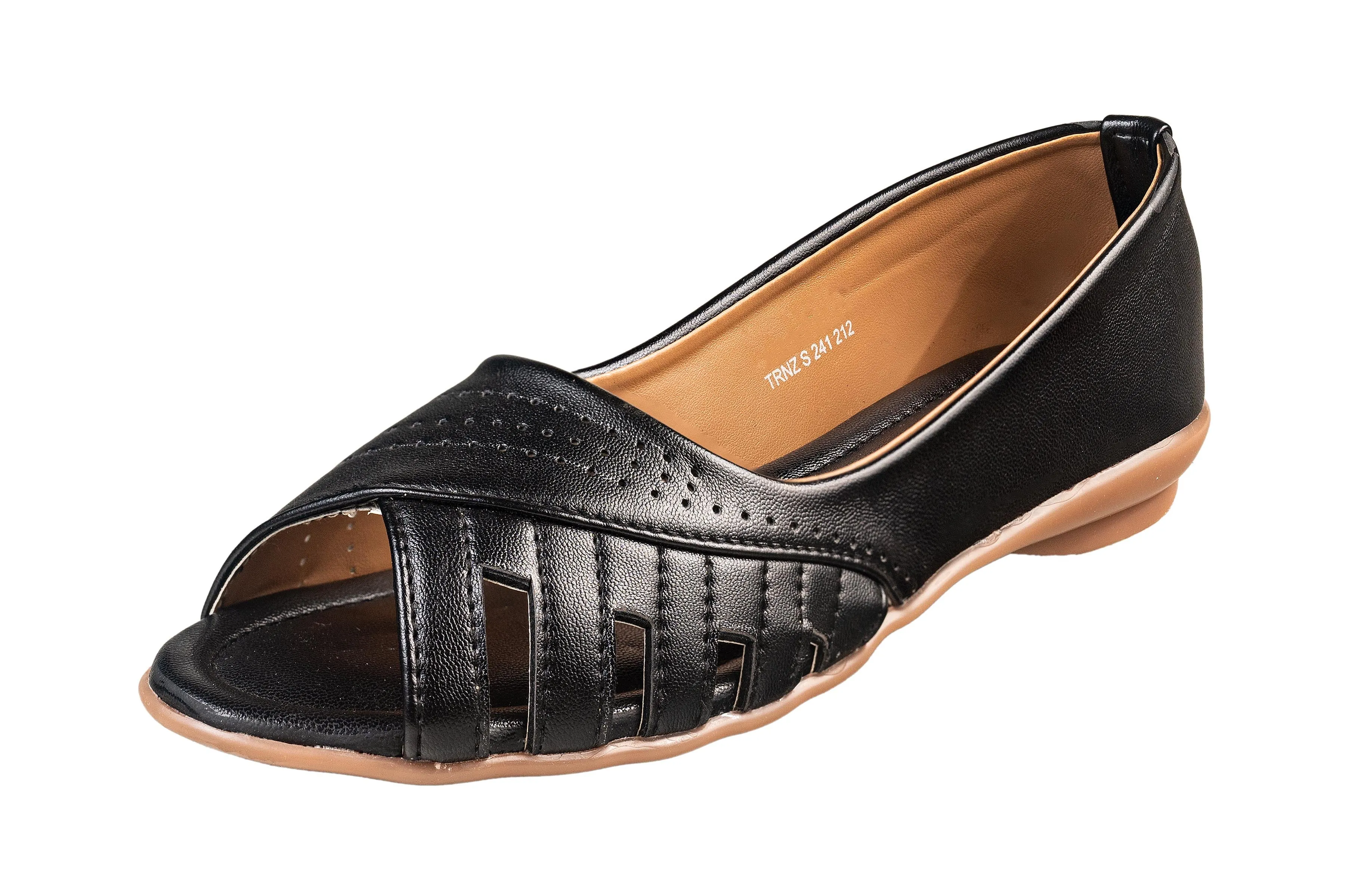 Titas Ladies Black Sandal (Trnz S 241212)