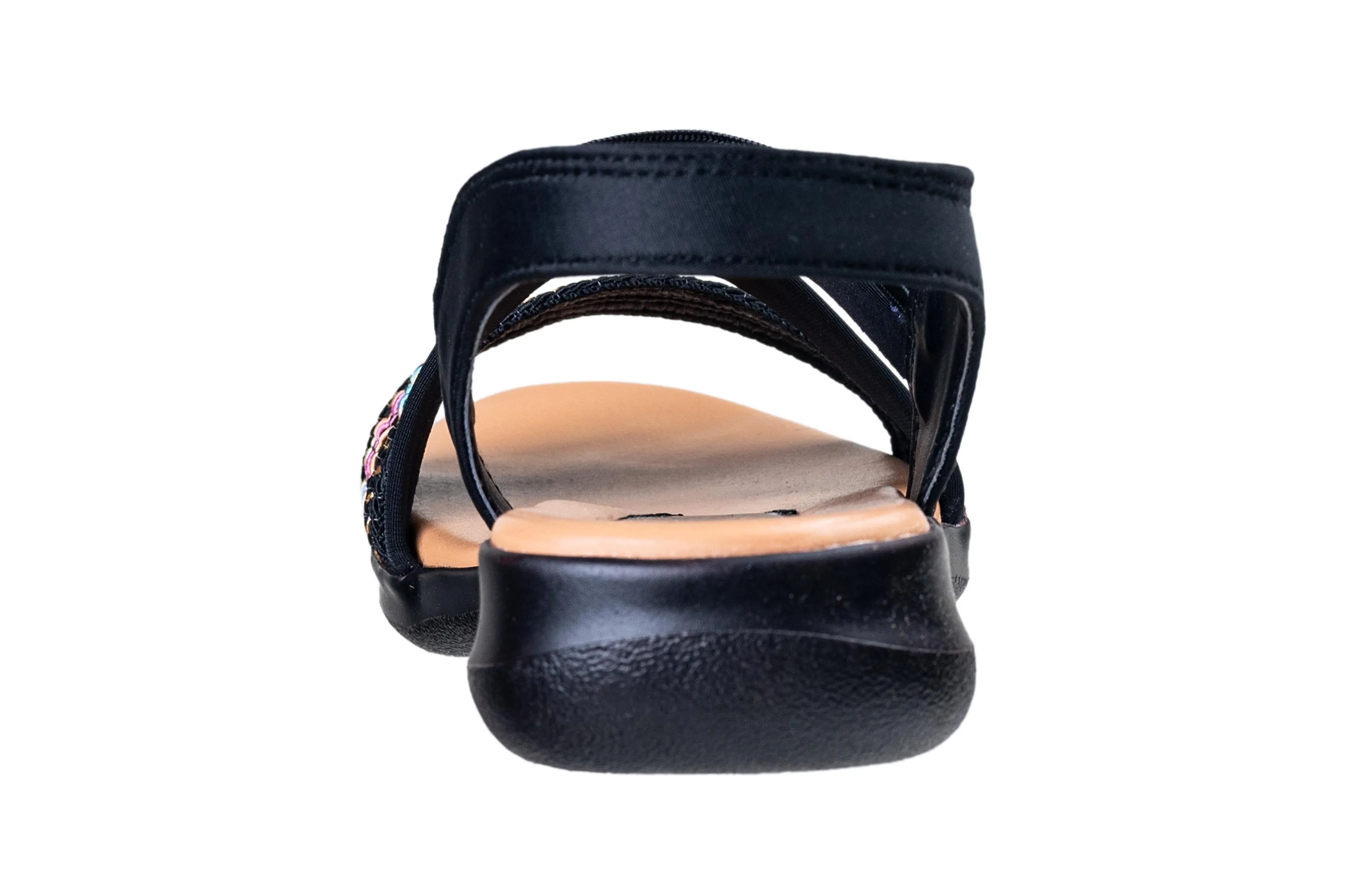 Titas Ladies Black Sandal