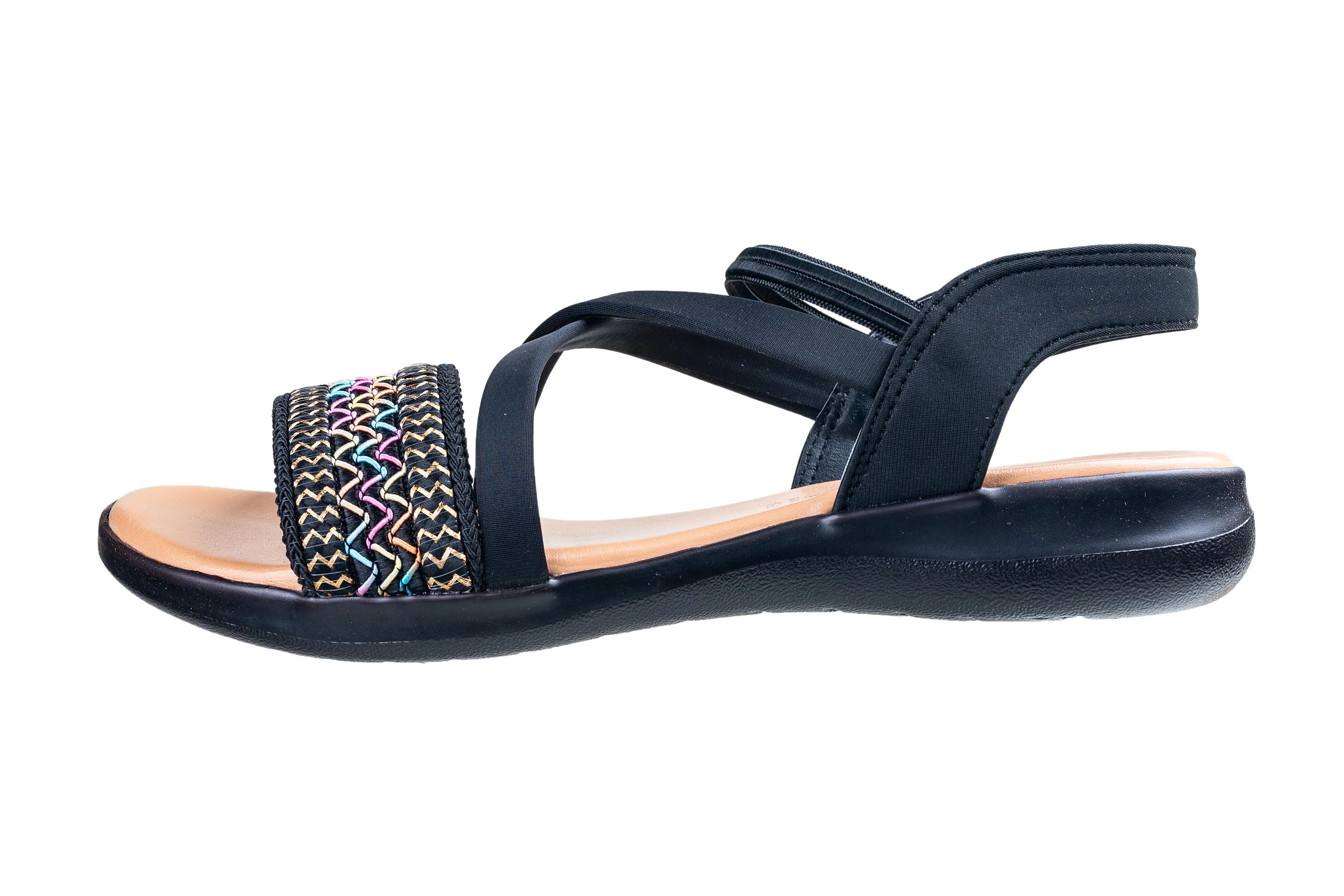 Titas Ladies Black Sandal