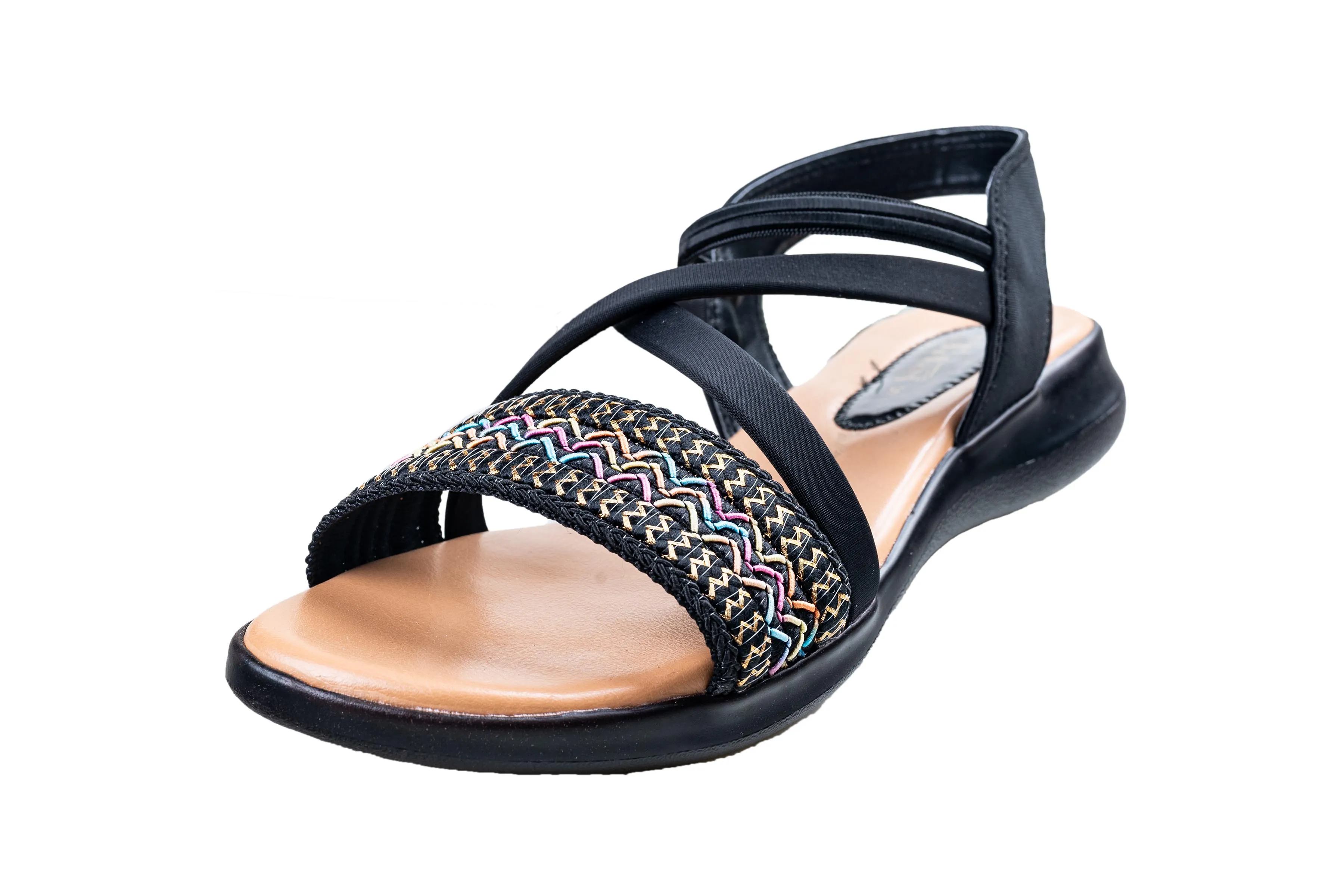 Titas Ladies Black Sandal