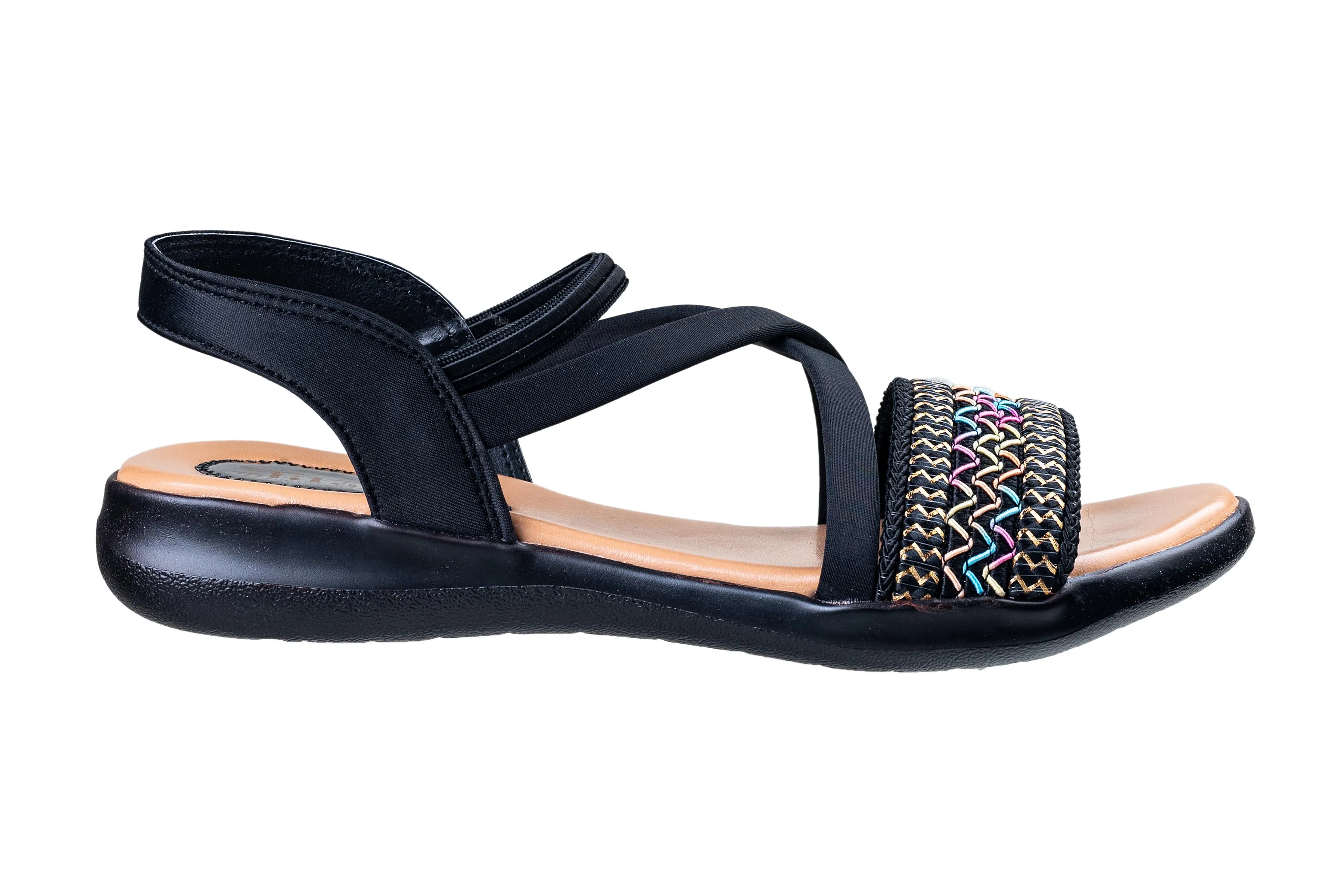 Titas Ladies Black Sandal