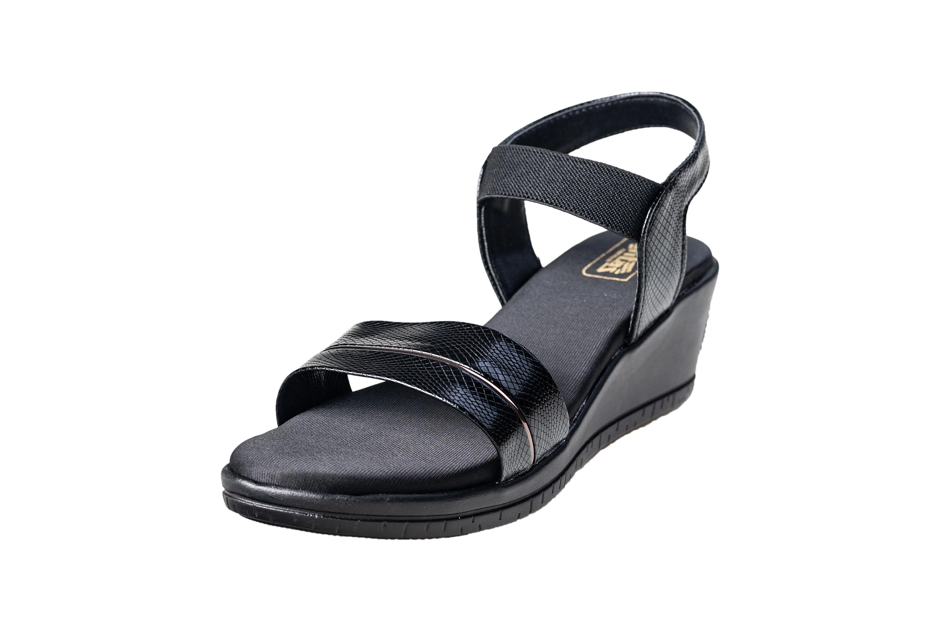 Titas Ladies Black Sandal