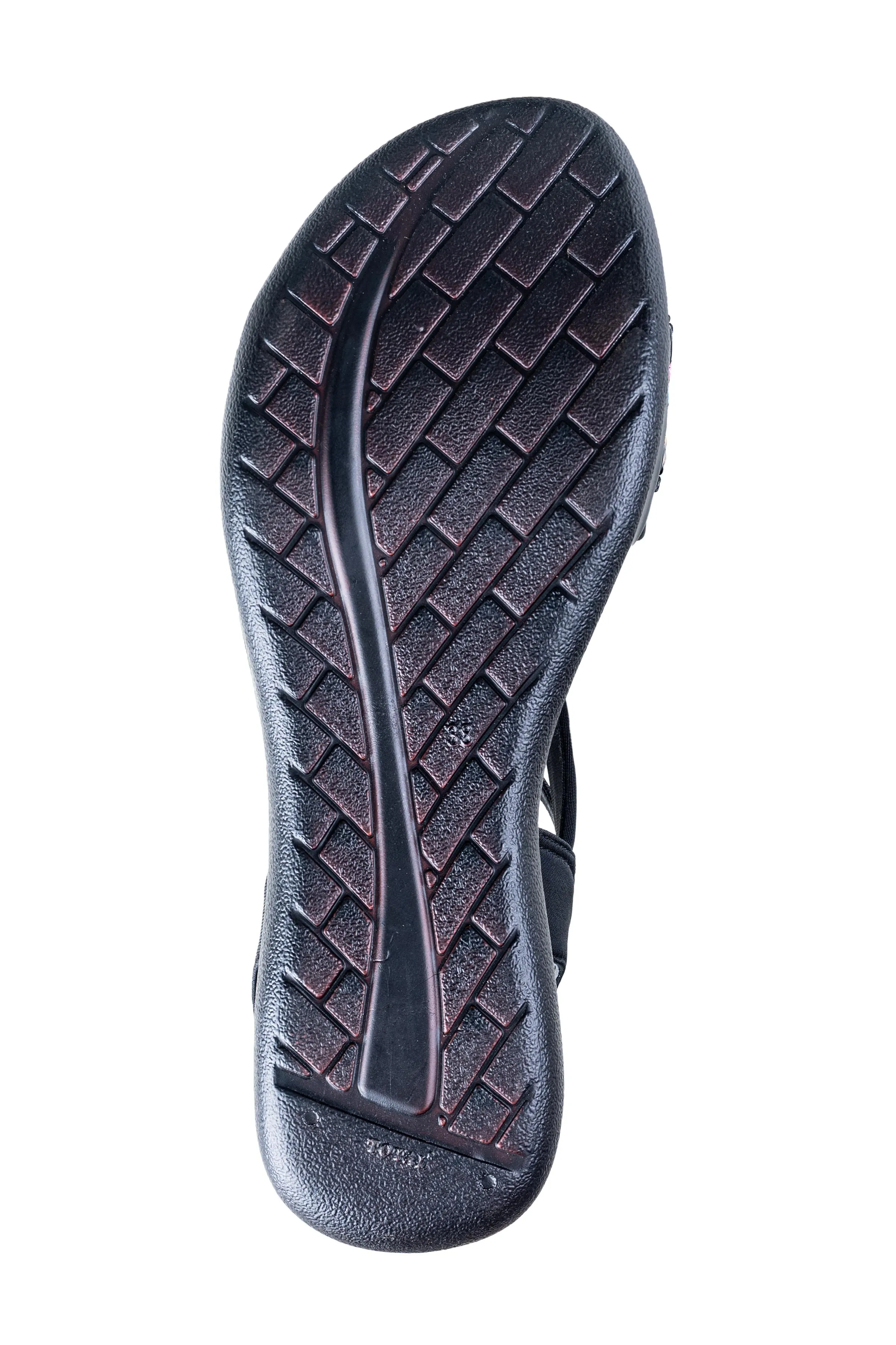 Titas Ladies Black Sandal
