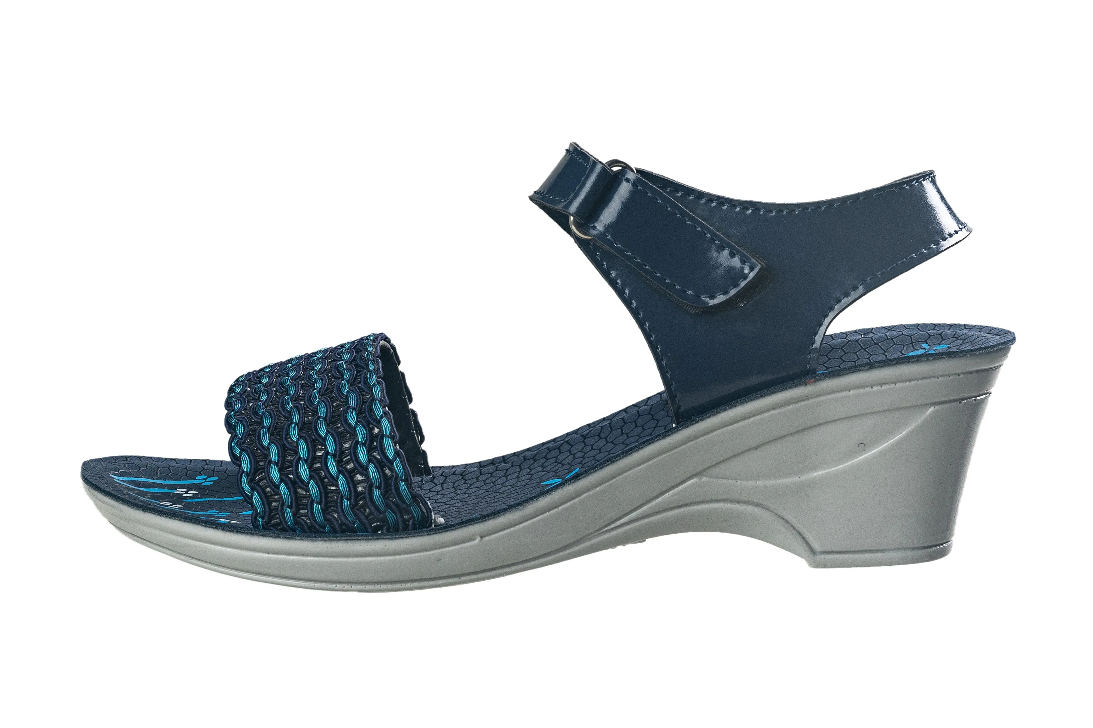 Titas Ladies Blue Sandal PU