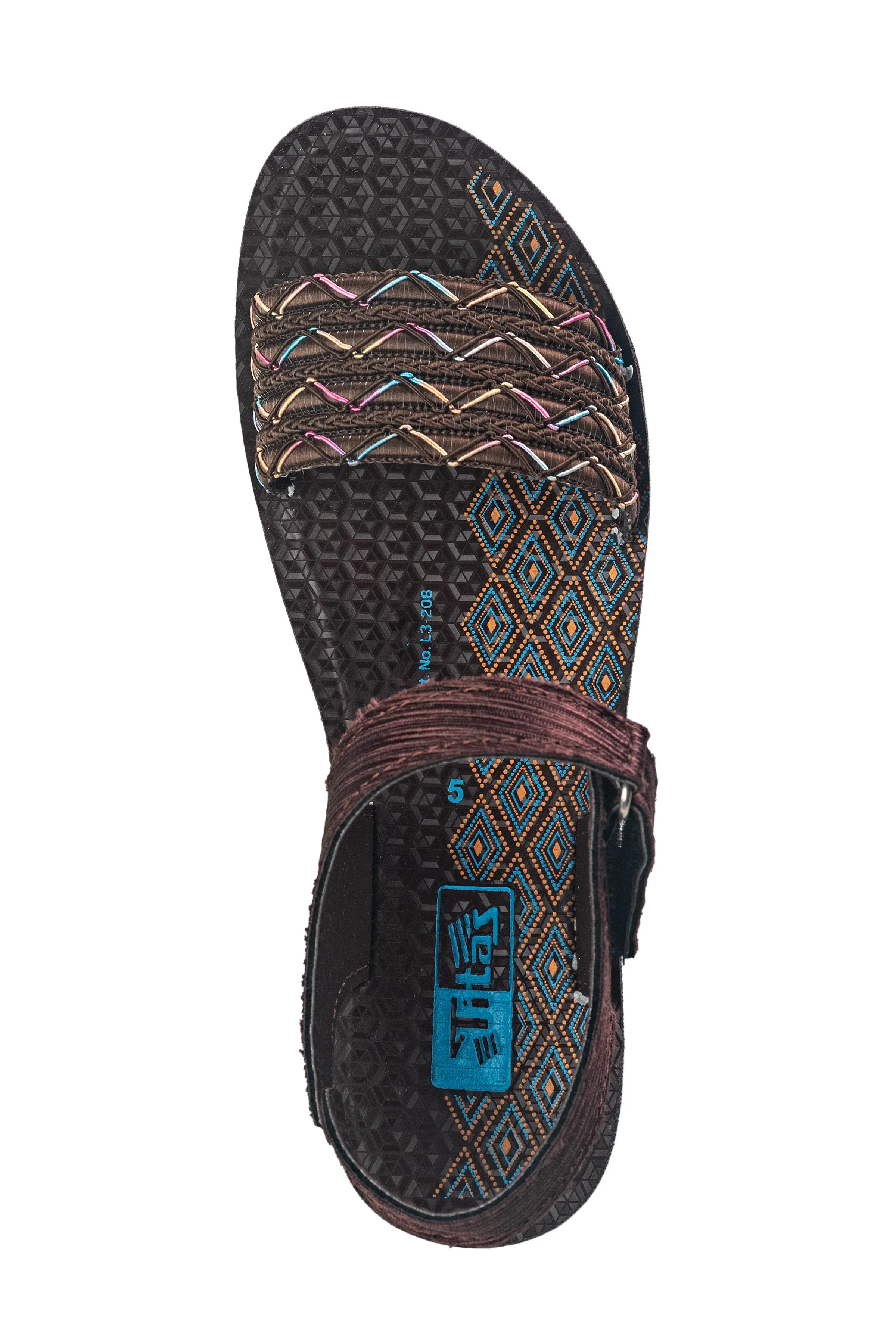 Titas Ladies Brown Sandal PU