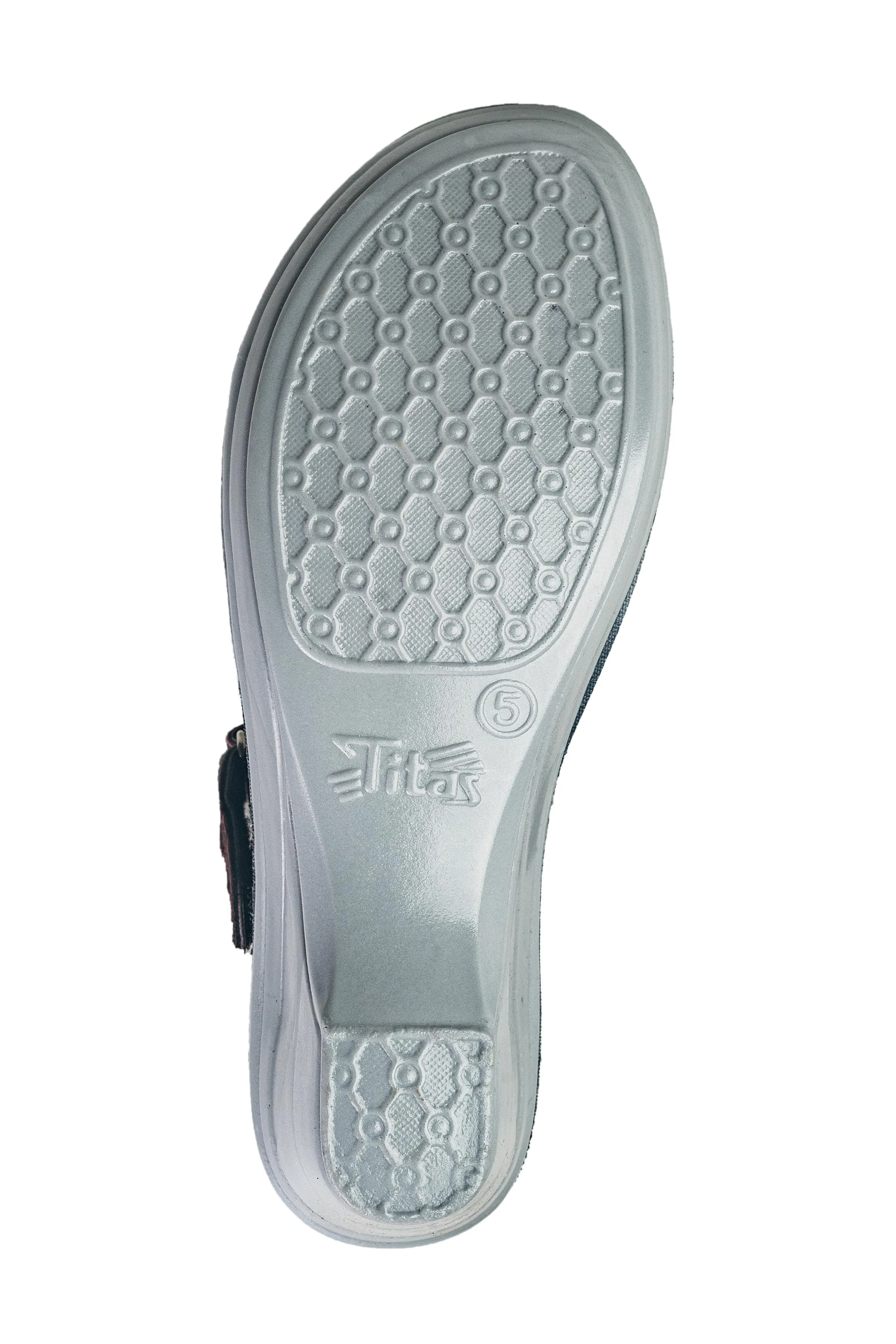 Titas Ladies Brown Sandal PU