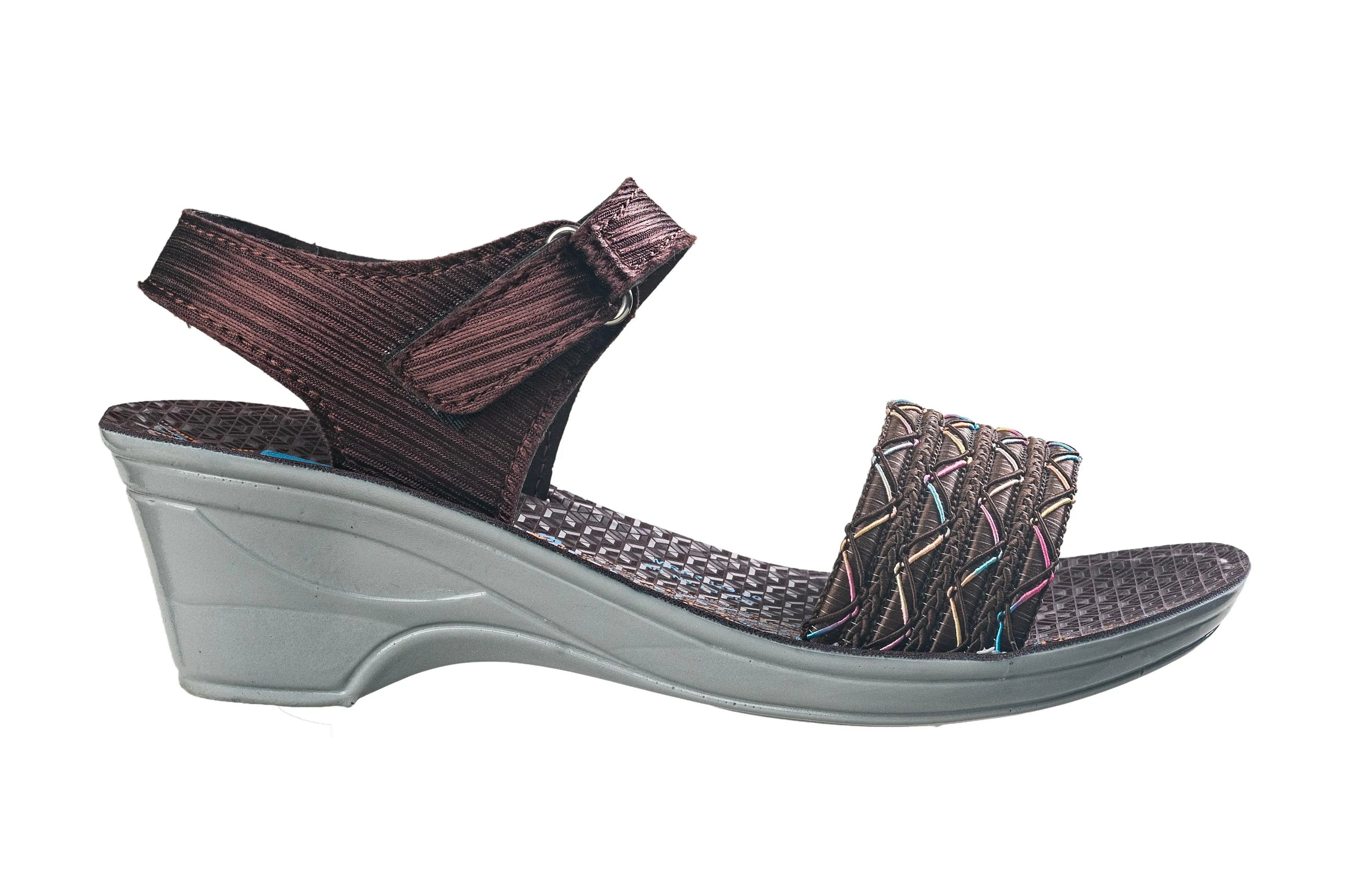 Titas Ladies Brown Sandal PU