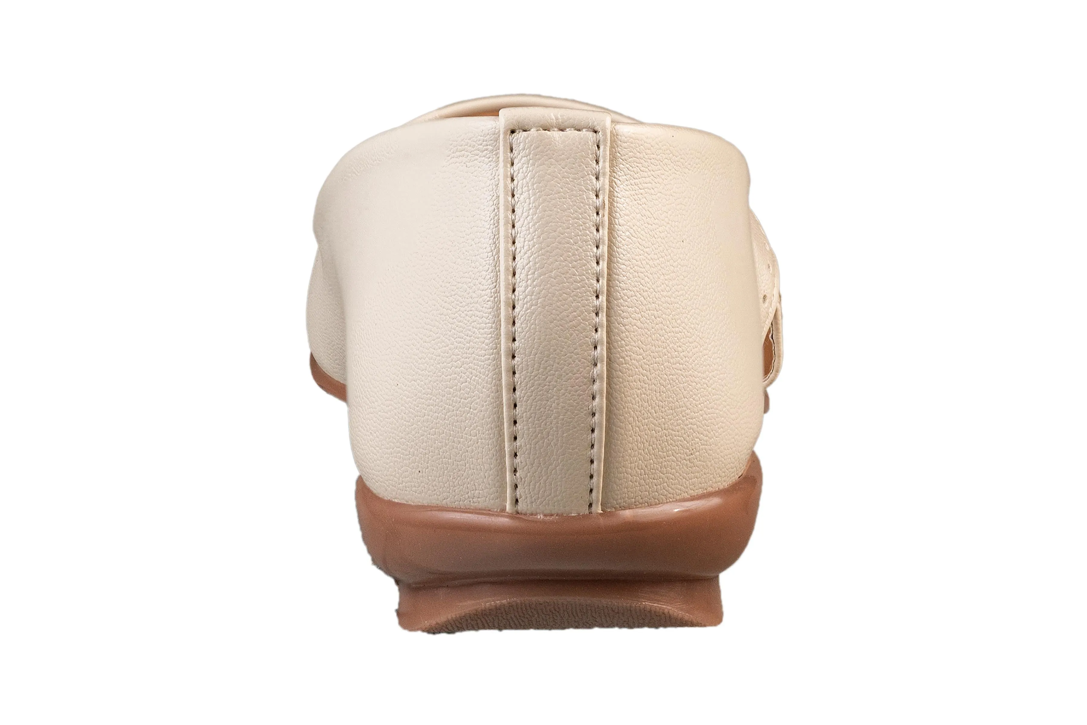 Titas Ladies Cream Sandal (Trnz S 241211)