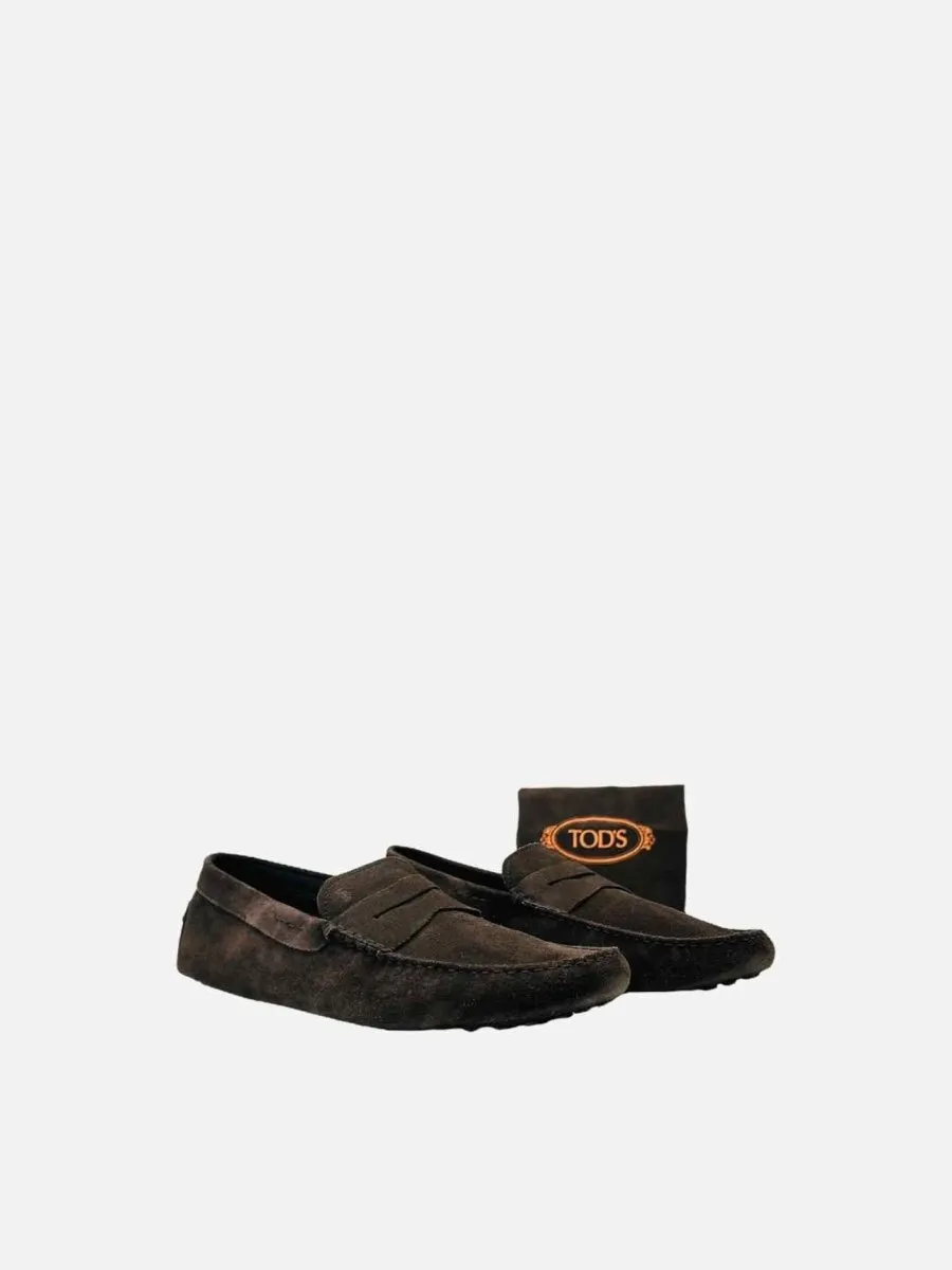 TOD'S Gommino Brown Loafers 12
