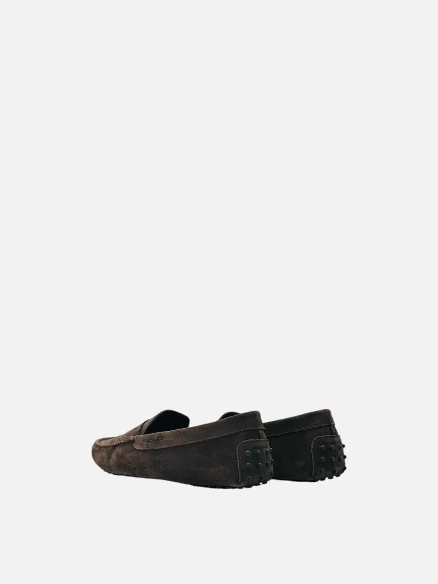 TOD'S Gommino Brown Loafers 12