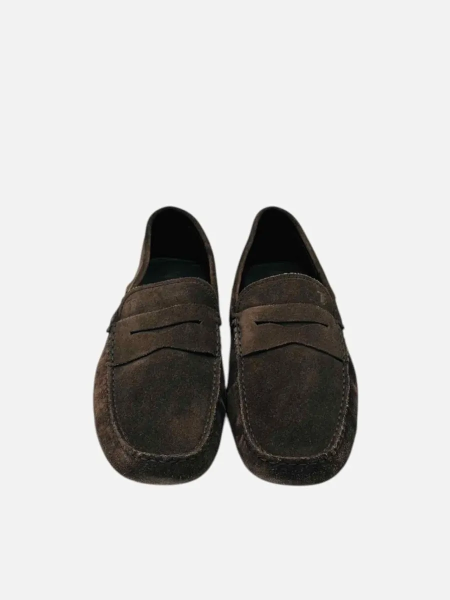 TOD'S Gommino Brown Loafers 12