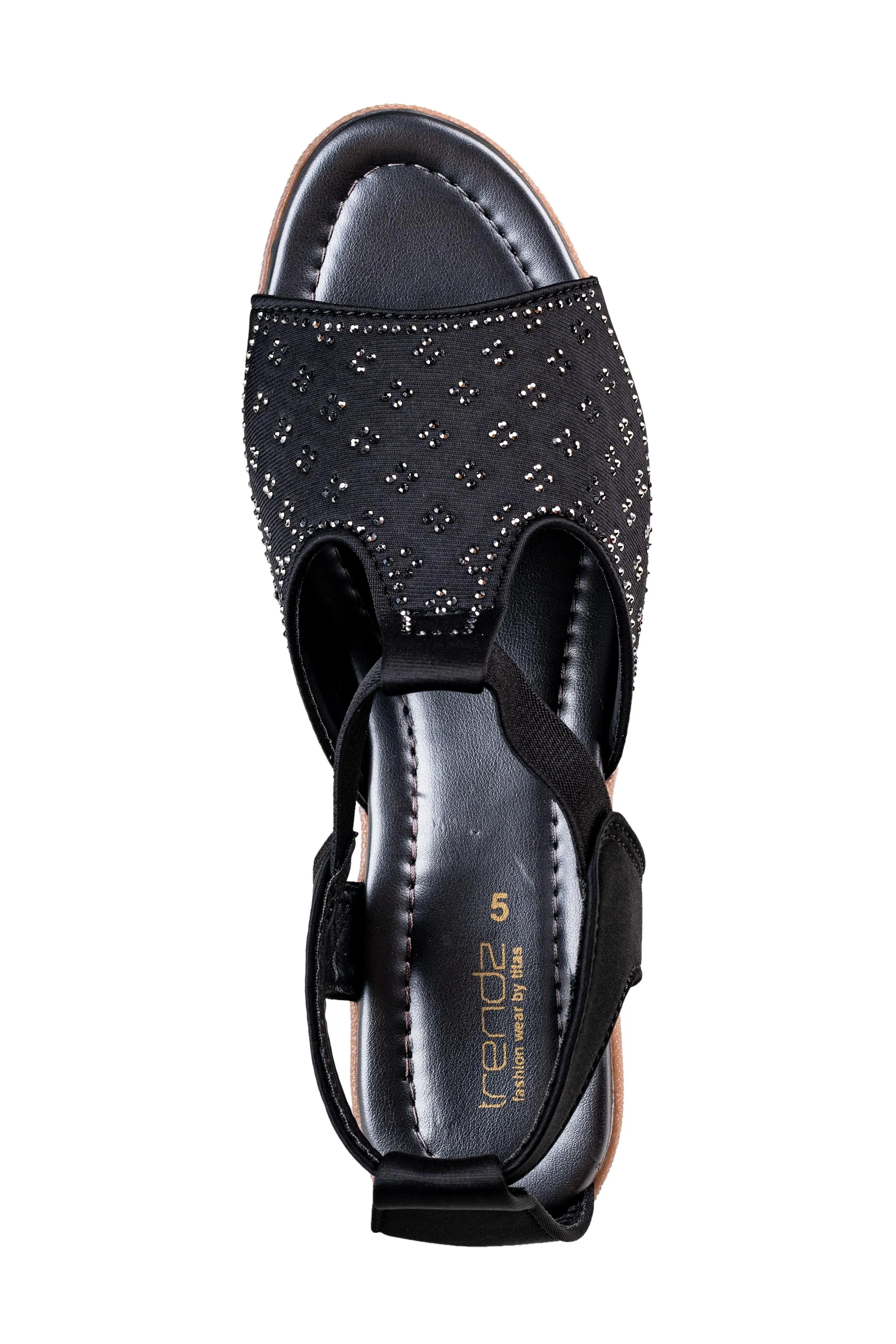 Trendz Ladies Black Sandal