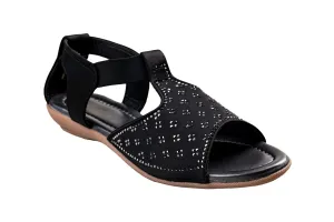 Trendz Ladies Black Sandal