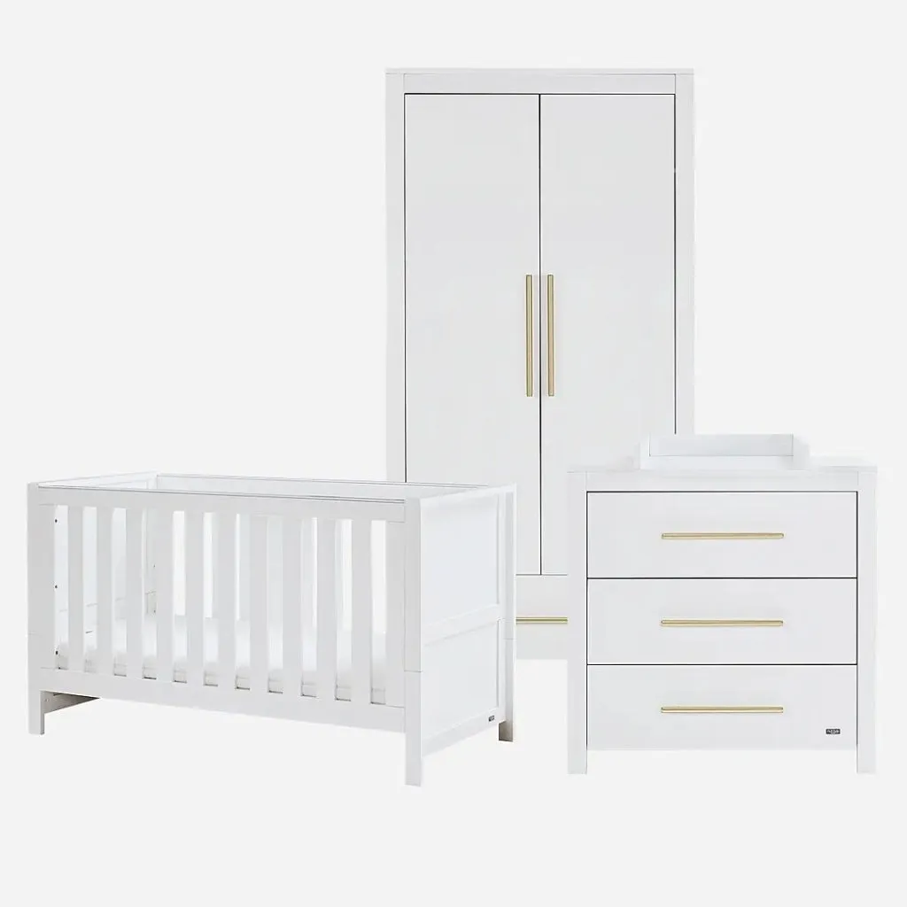 TUTTI BAMBINI Tivoli 3 Piece Room Set - White